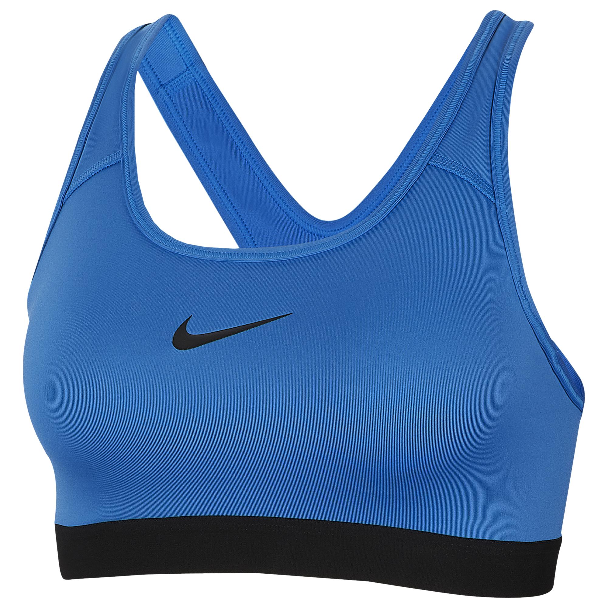 Nike Synthetic Pro Padded Sport Bra in Blue - Save 23% - Lyst