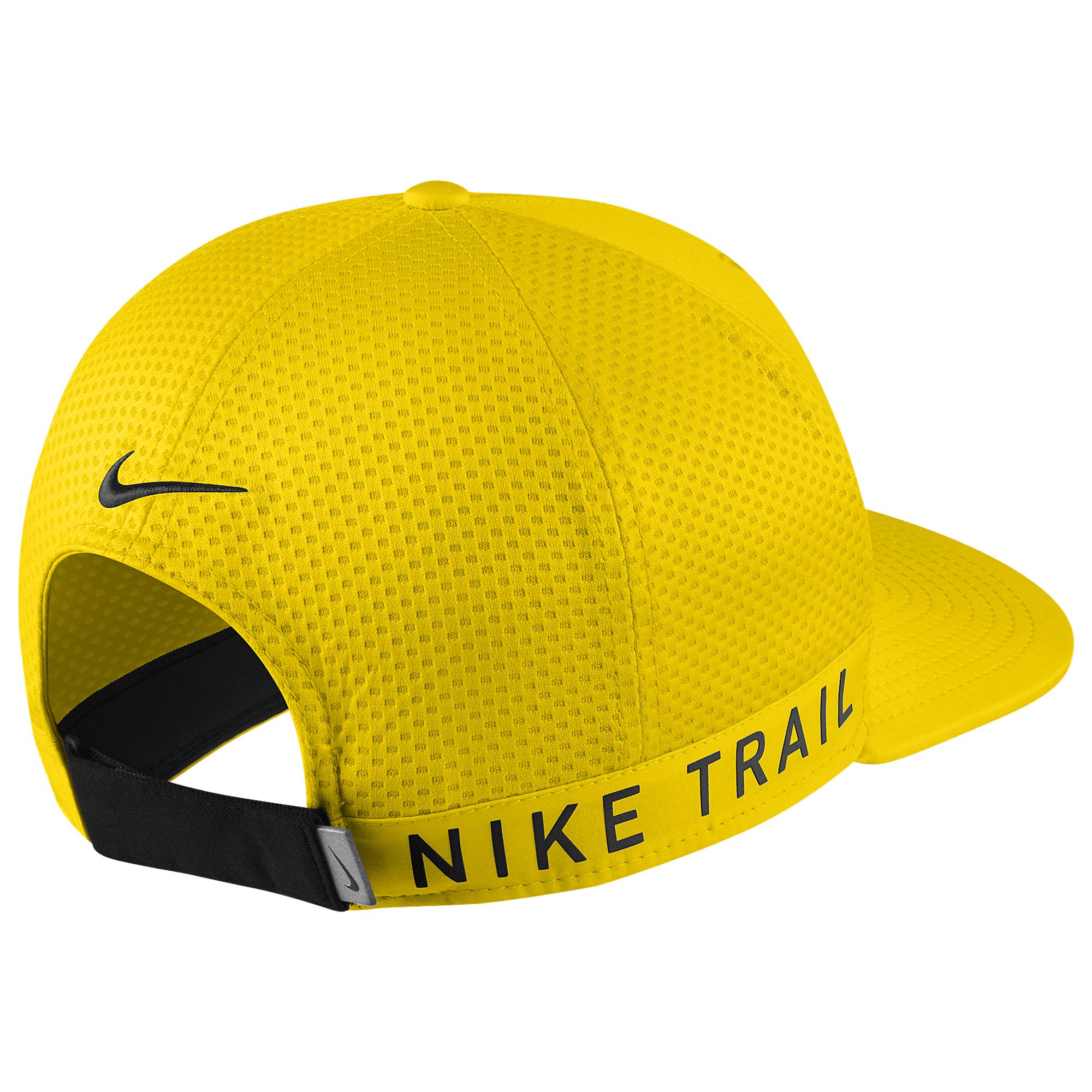 nike trail cap yellow