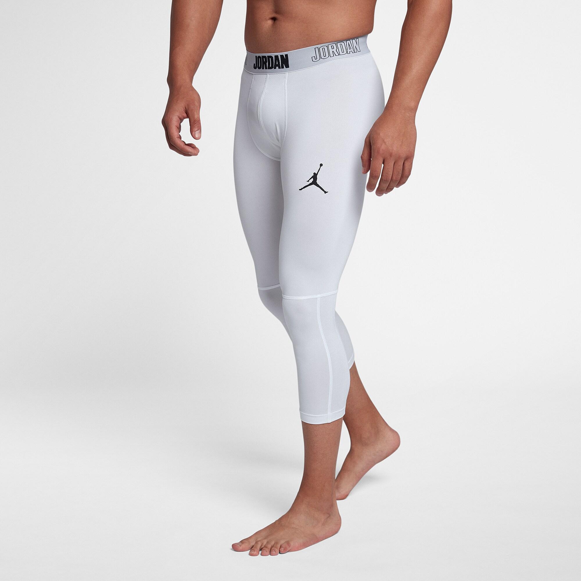 Nike Jordan Dri-fit 23 Alpha 3/4 Training Tights in White/Black (White) for  Men - Lyst