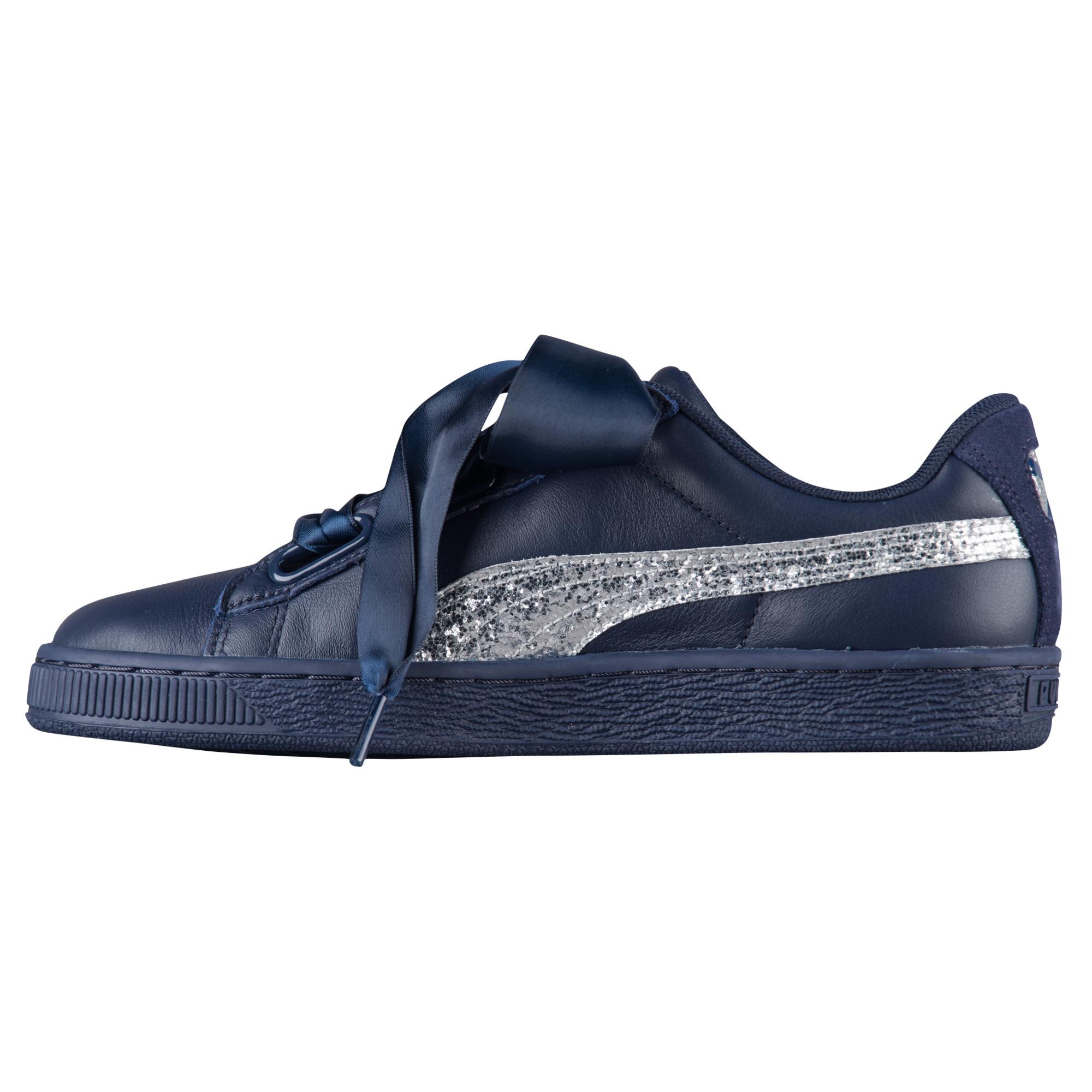 puma basket navy blue