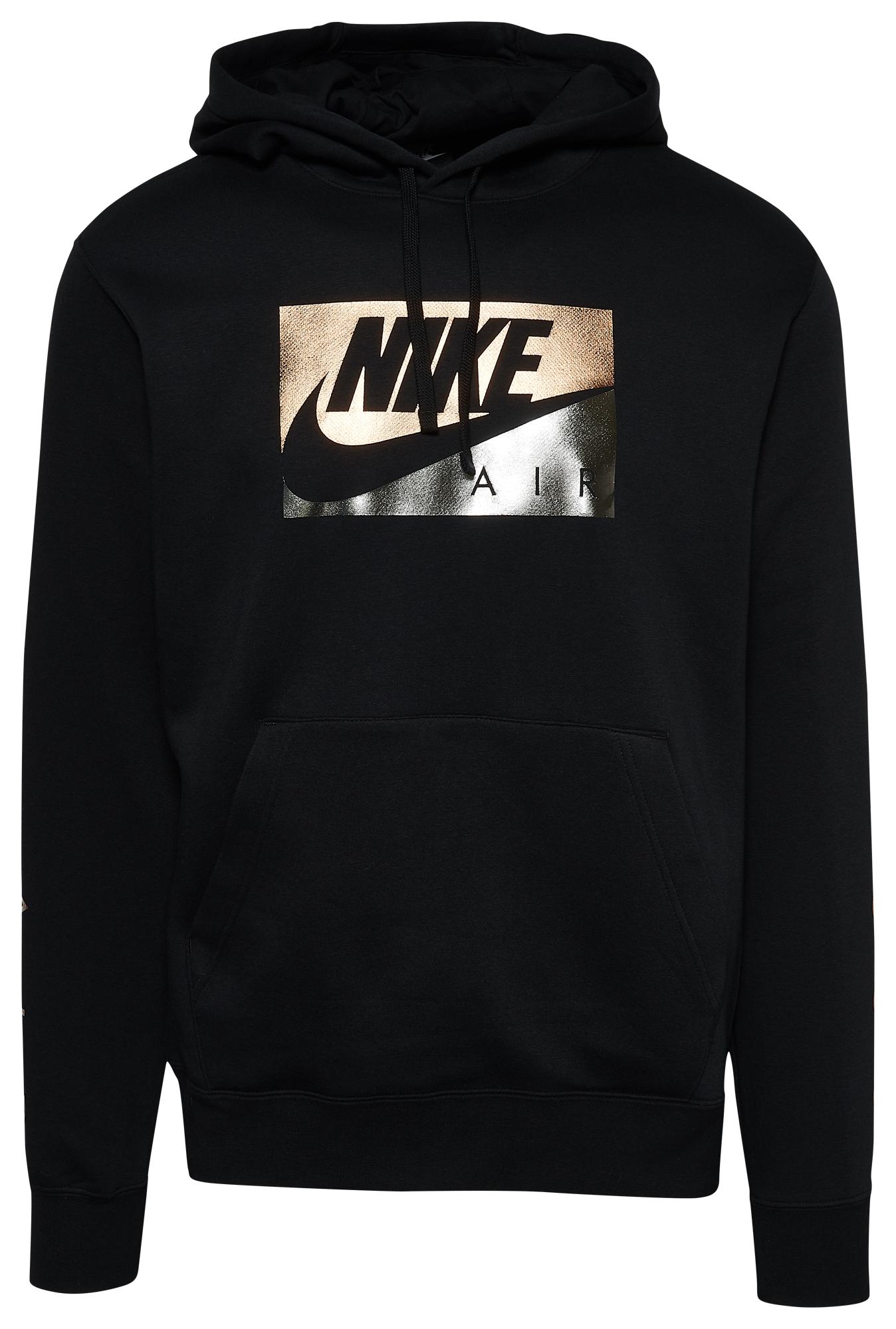 Nike Cotton Metallic Boxed Air Hoodie in Black/Copper/Silver (Black) for  Men - Lyst