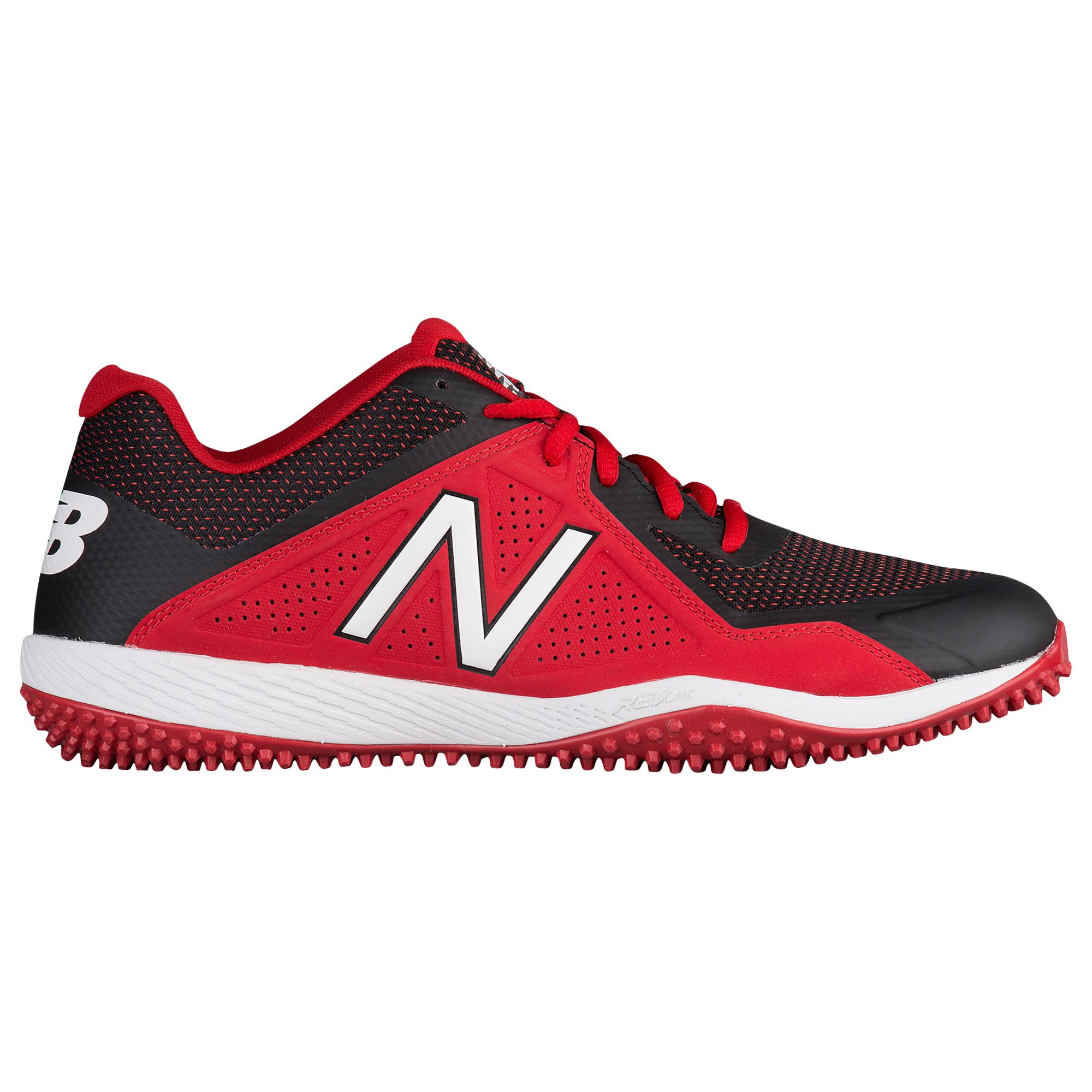 New Balance Synthetic 4040v4 Turf Turf Shoes in Black/Red (Red) for Men ...