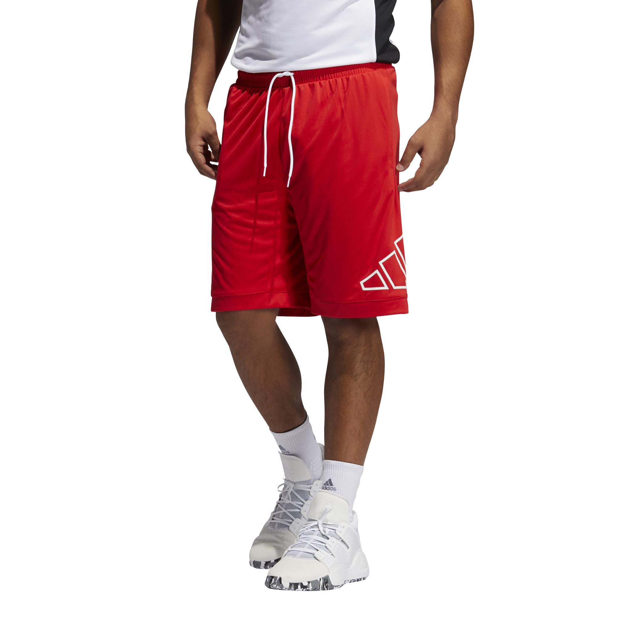 Logo Basketball Shorts in Vivid Red 