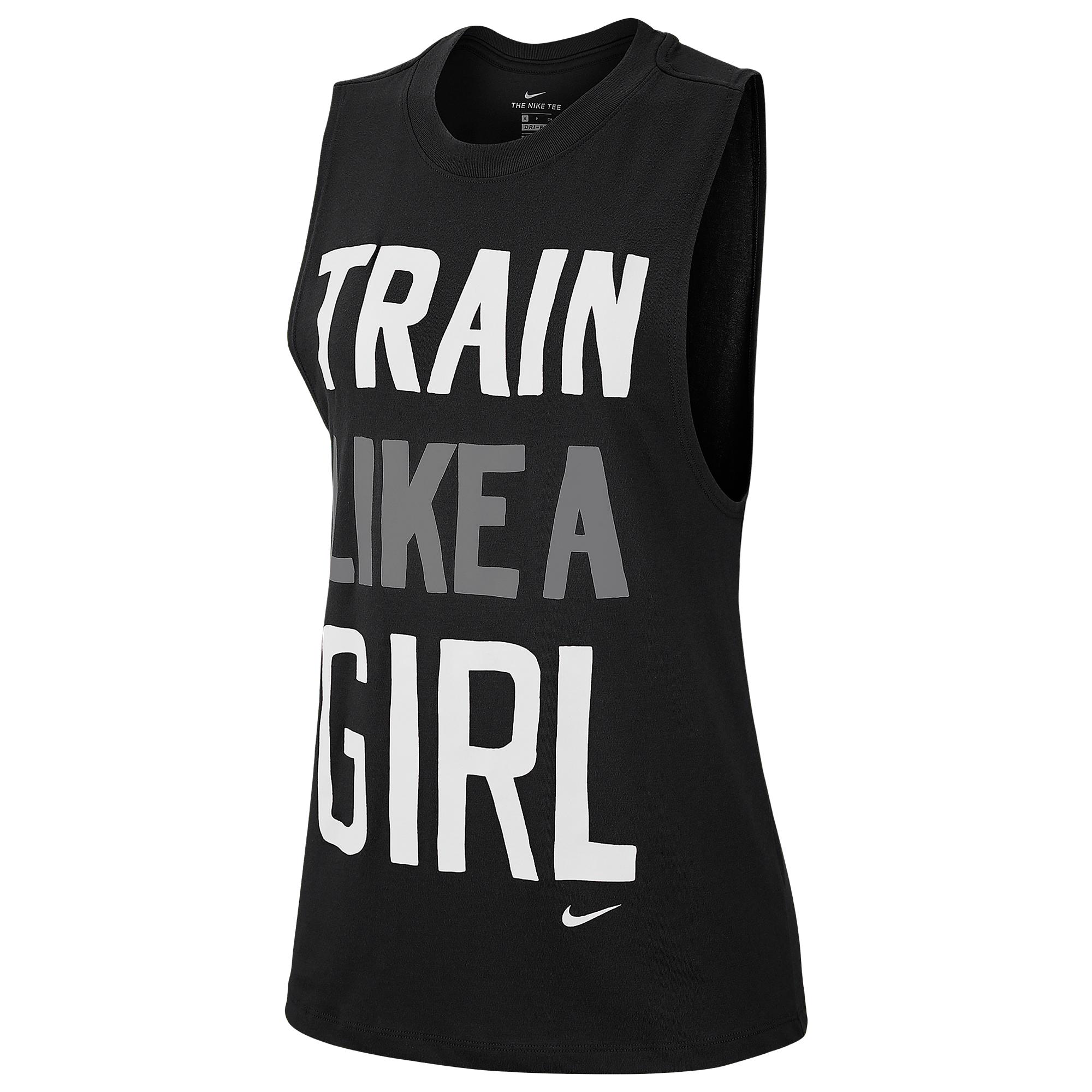 train like a girl nike shirt