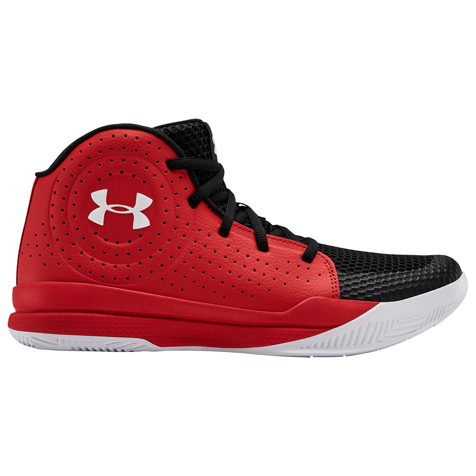 black red and white basketball shoes