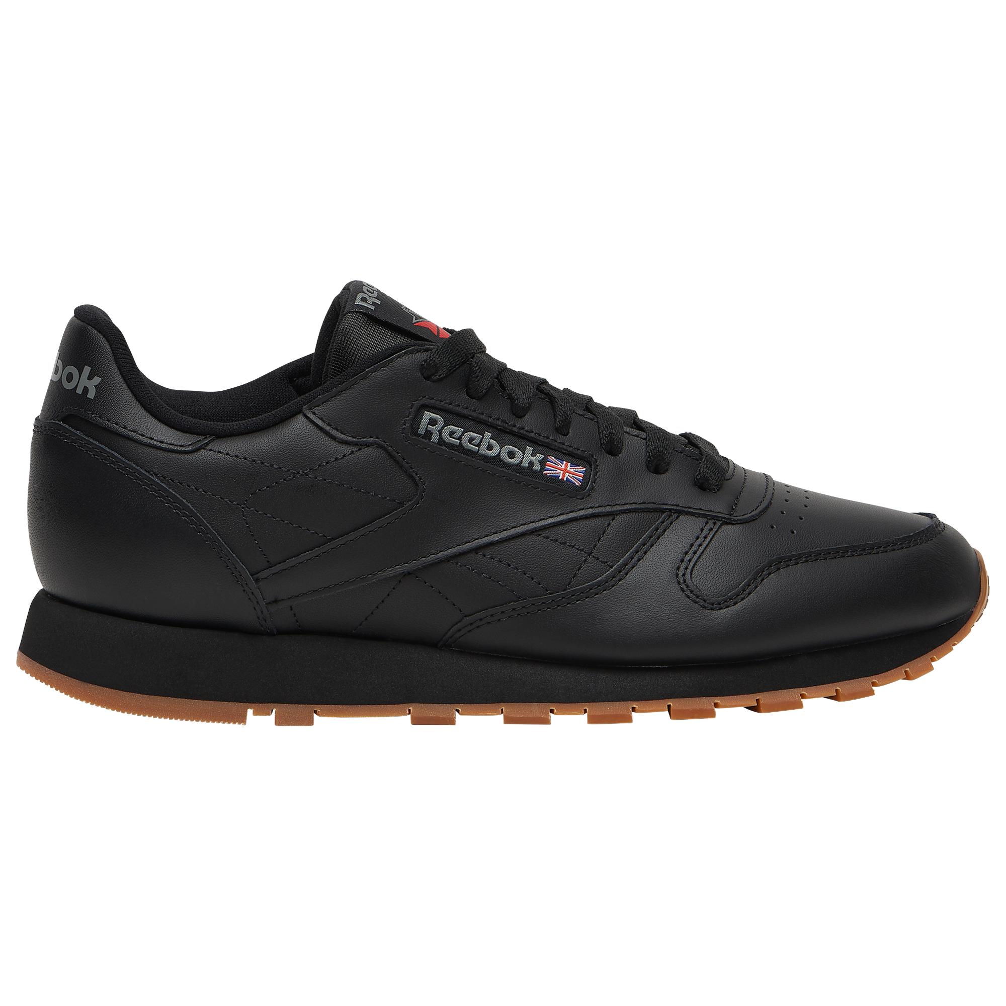 Reebok Classic Leather Running Shoes in Black for Men Save 20 Lyst