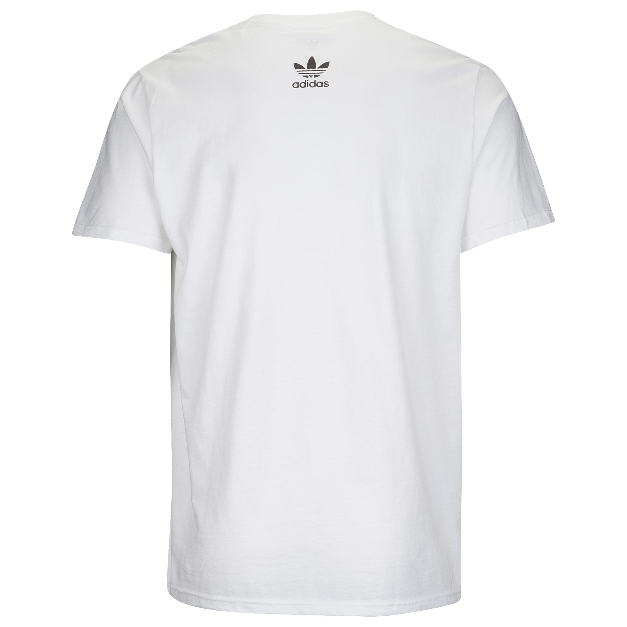 adidas Originals Cotton Tokyo Drift T-shirt in White/Grey (White) for ...