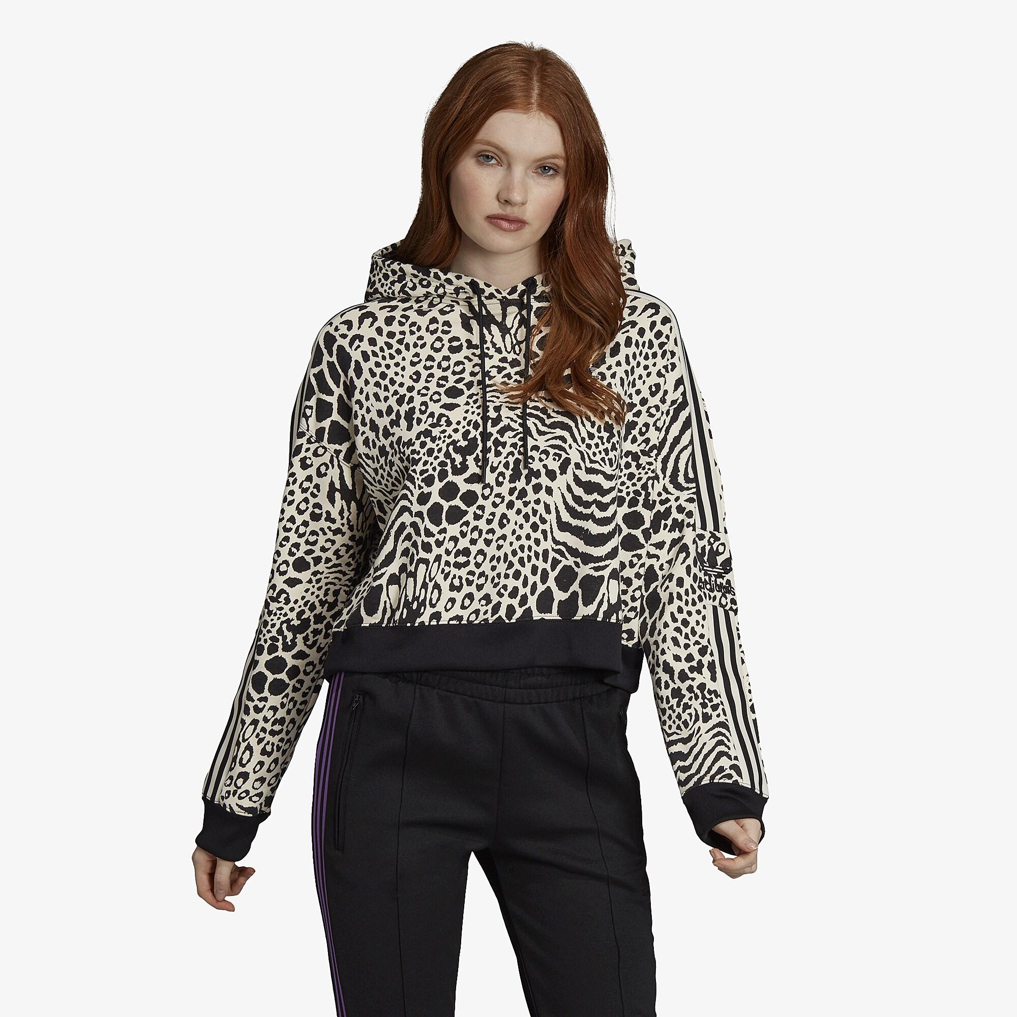 adidas leopard print hoodie