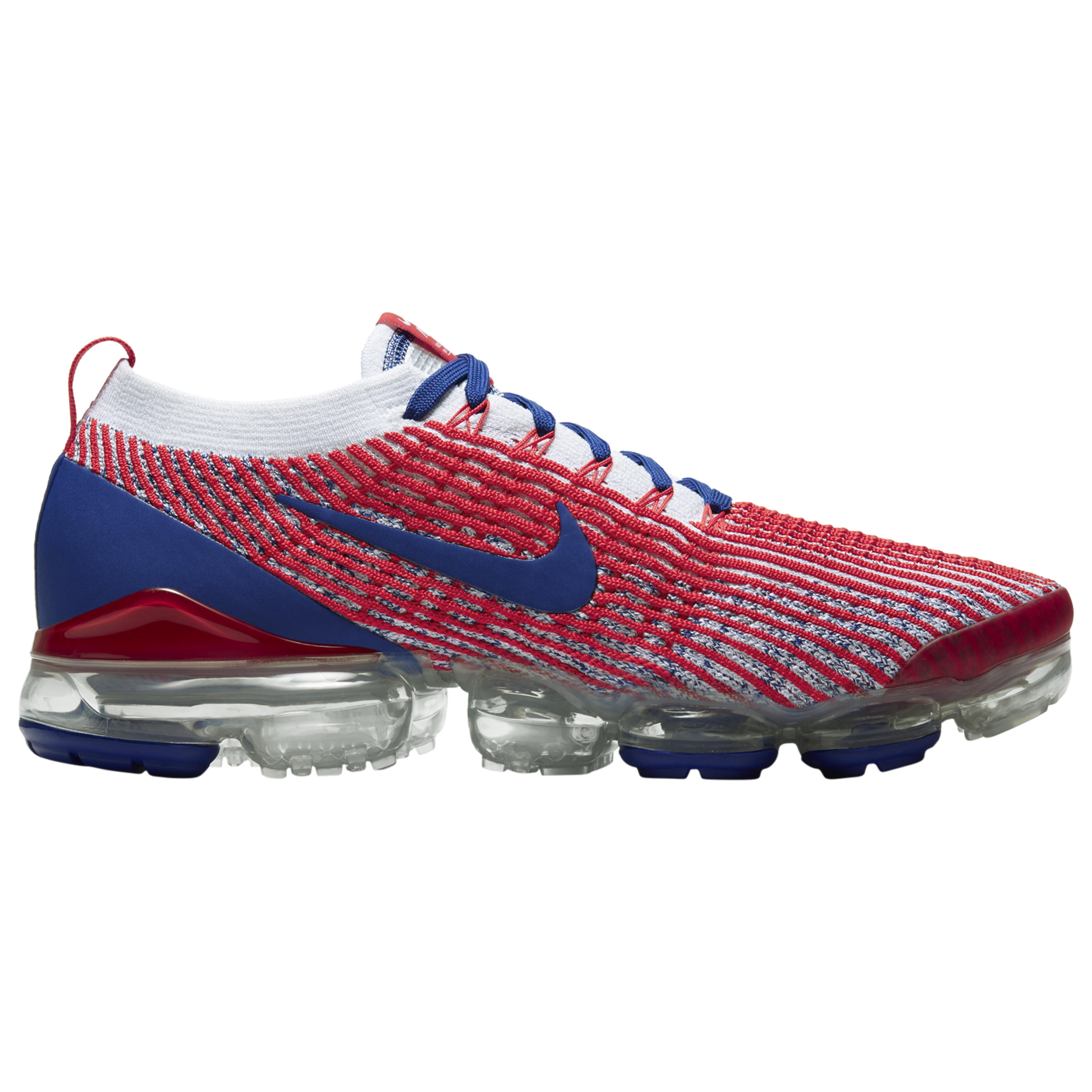 nike air vapormax flyknit 3 grey track red