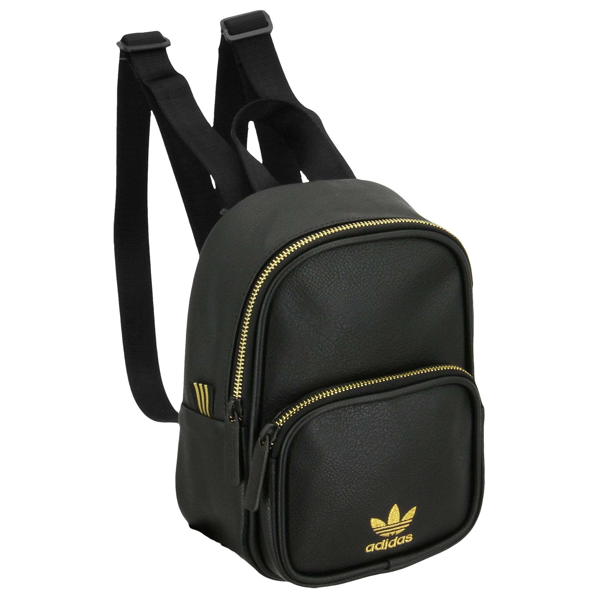 adidas small leather backpack