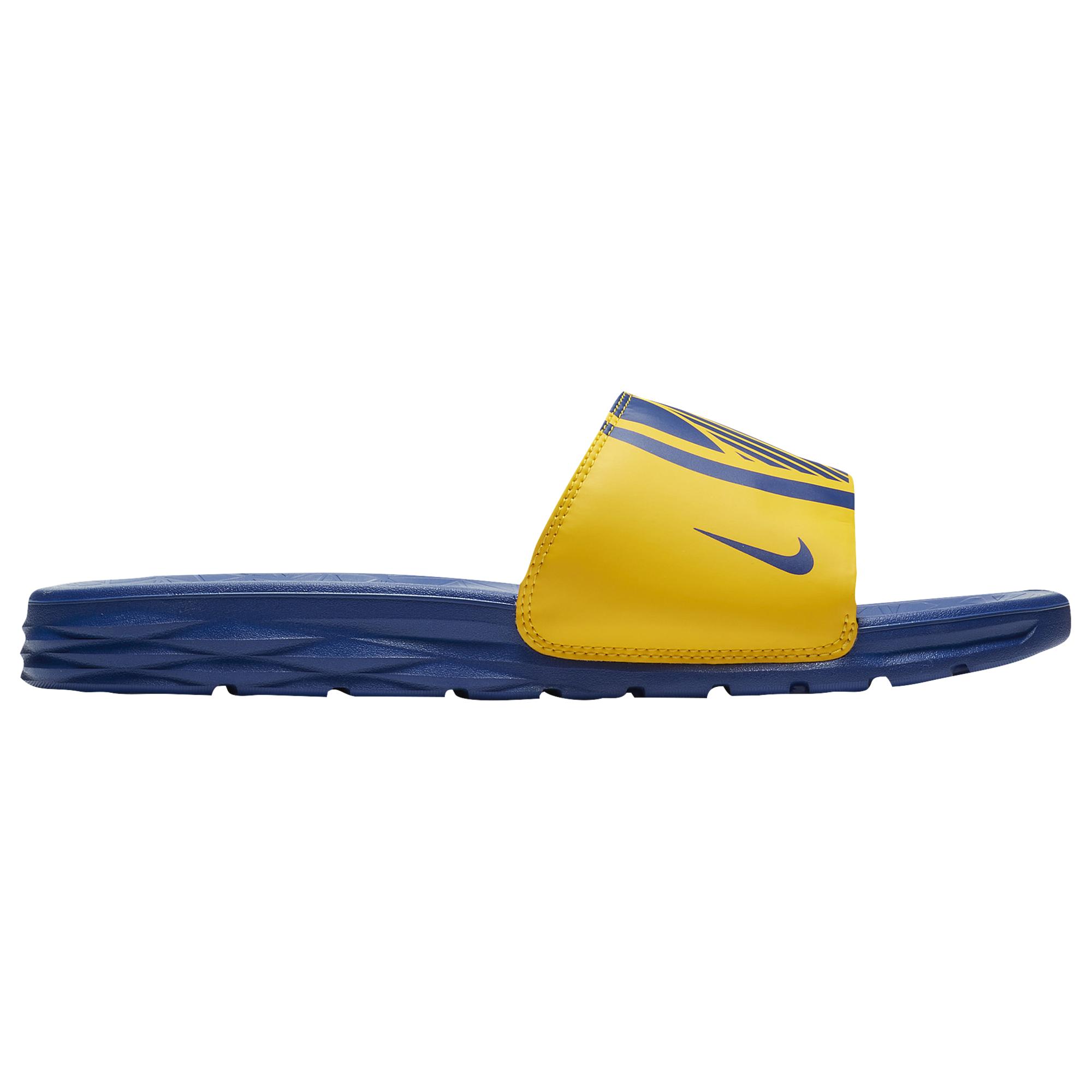 Nike Golden State Warriors Benassi Solarsoft Nba Slide in Blue for Men |  Lyst
