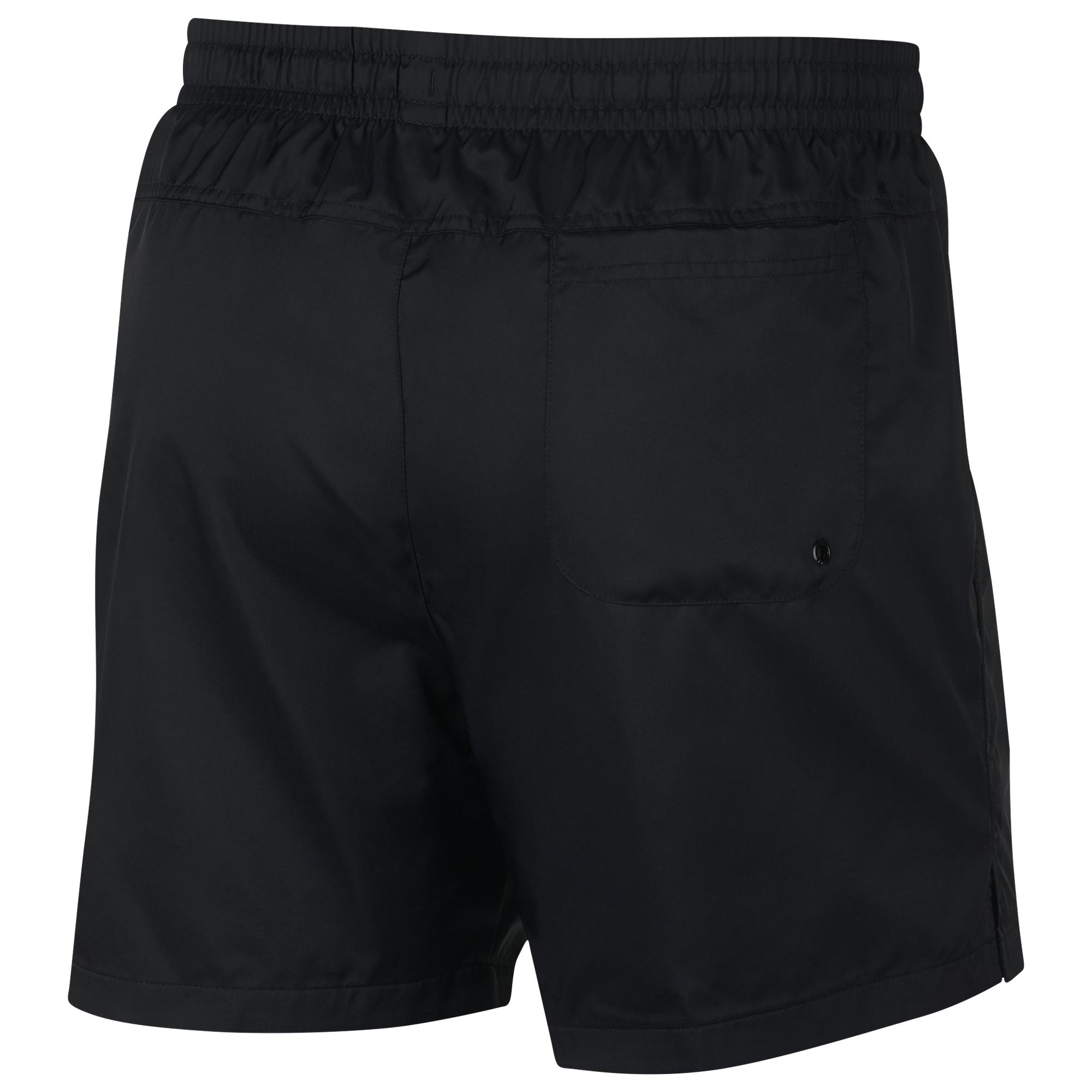 nike club essentials woven flow shorts black