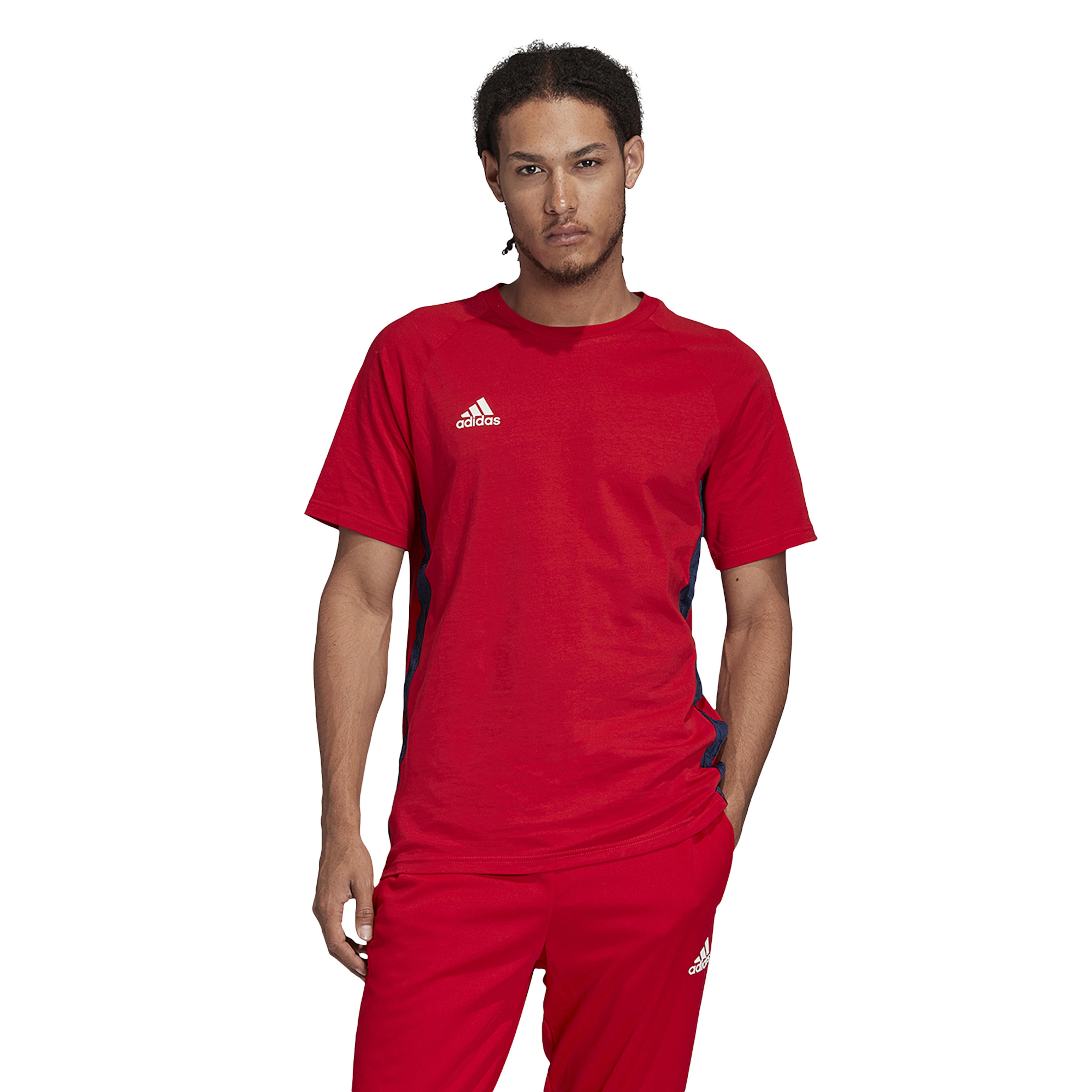 adidas tan tape tee