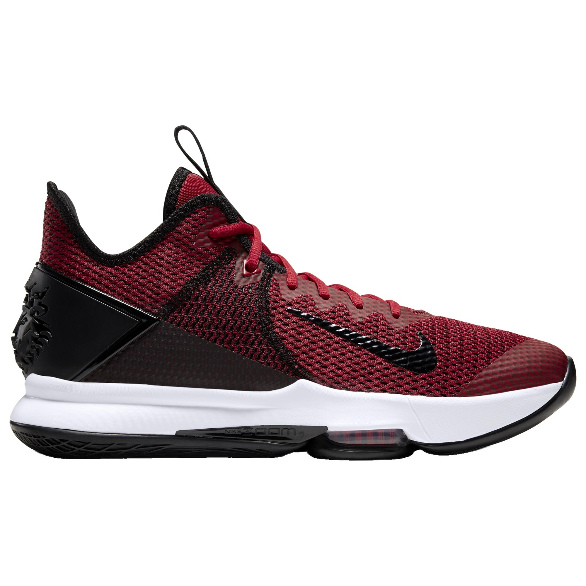 lebron james sneakers red