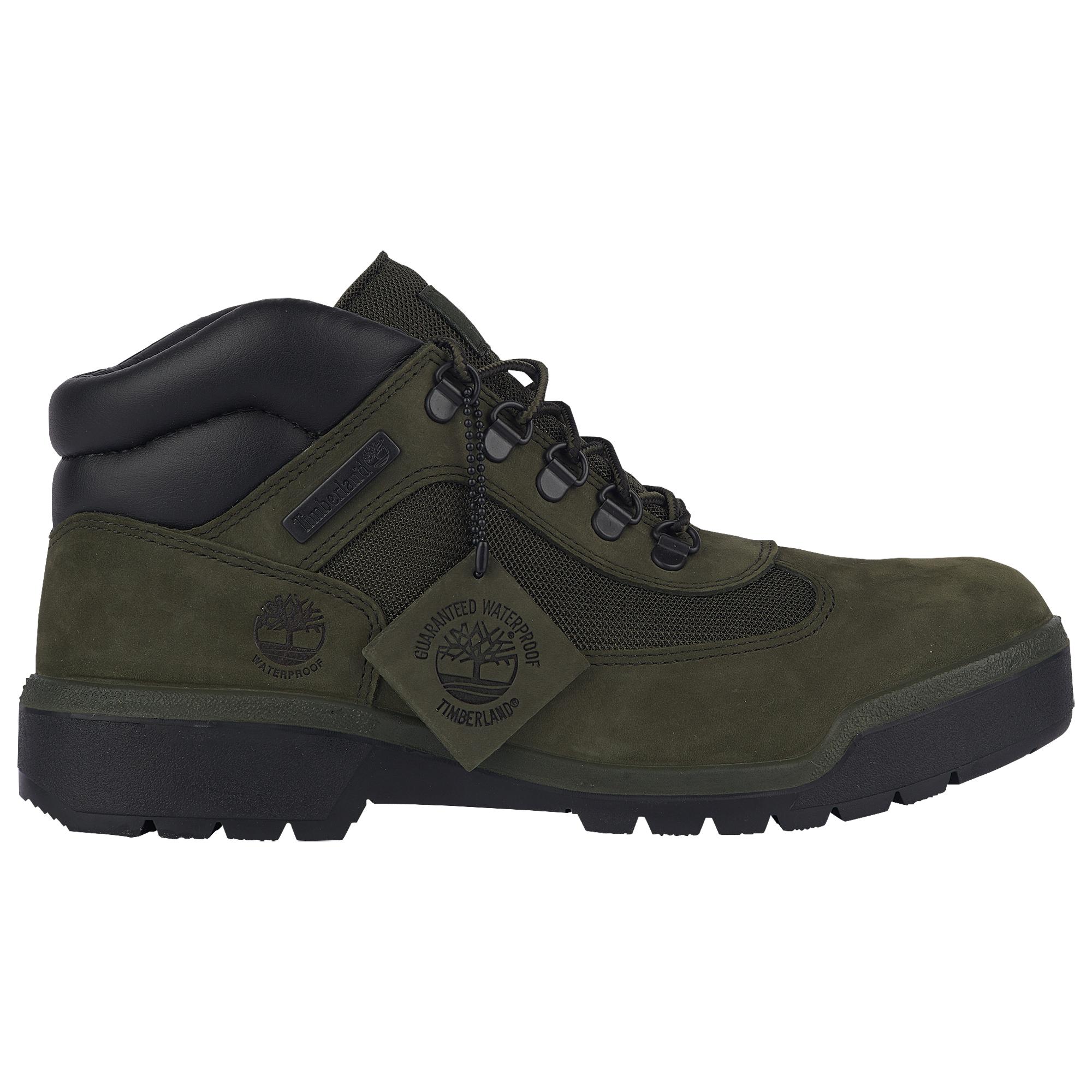 olive green timberland field boots