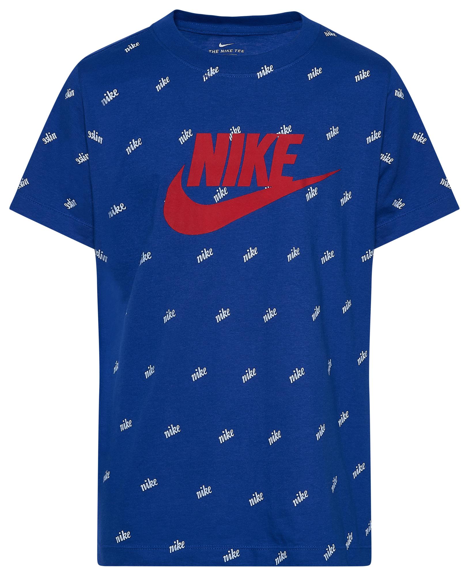 nike shirts red white and blue