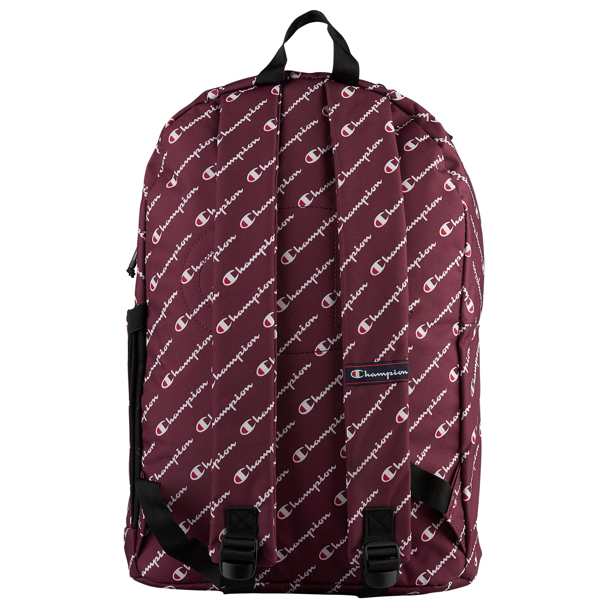 maroon champion backpack