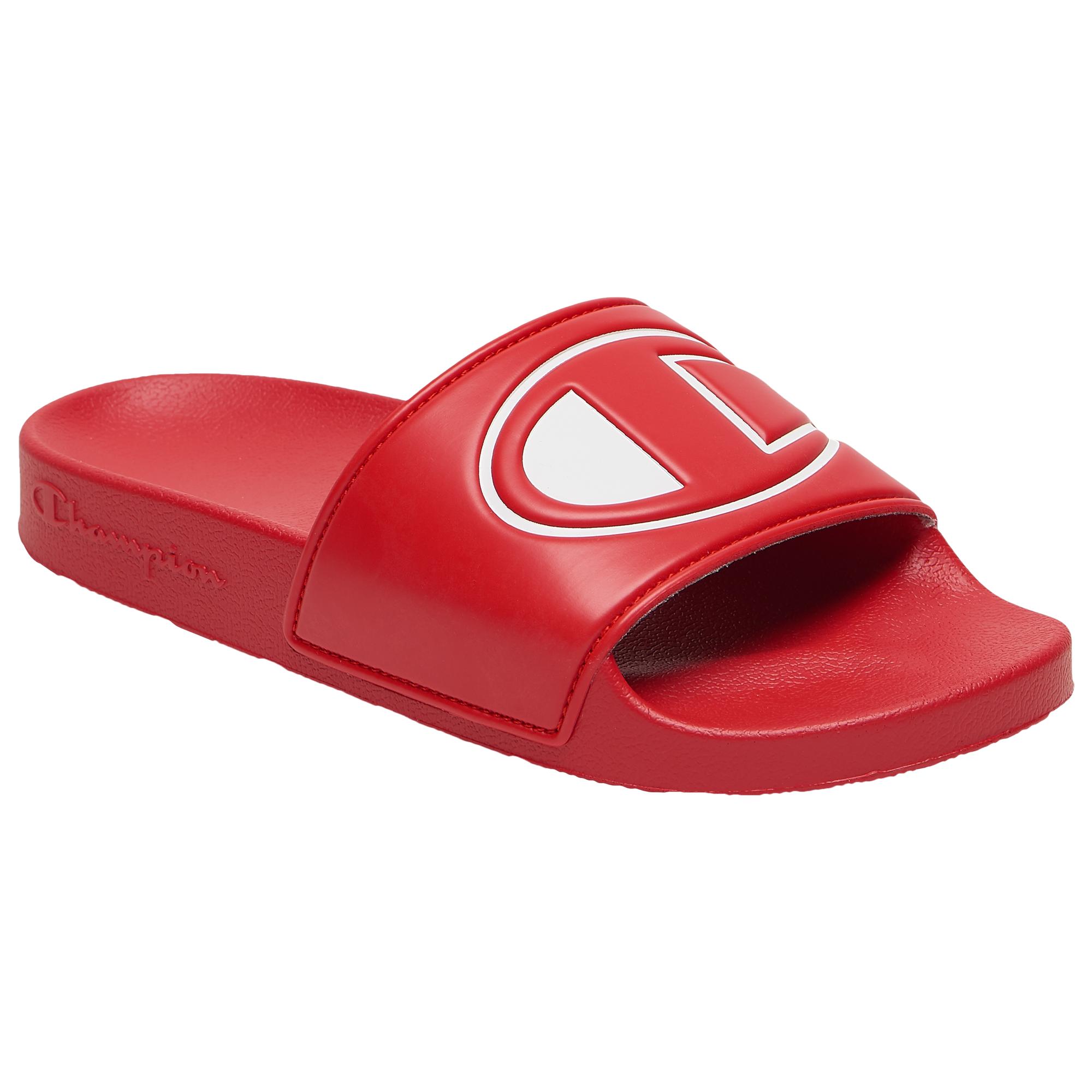 Champion Ipo Slide Shoes in Red - Lyst