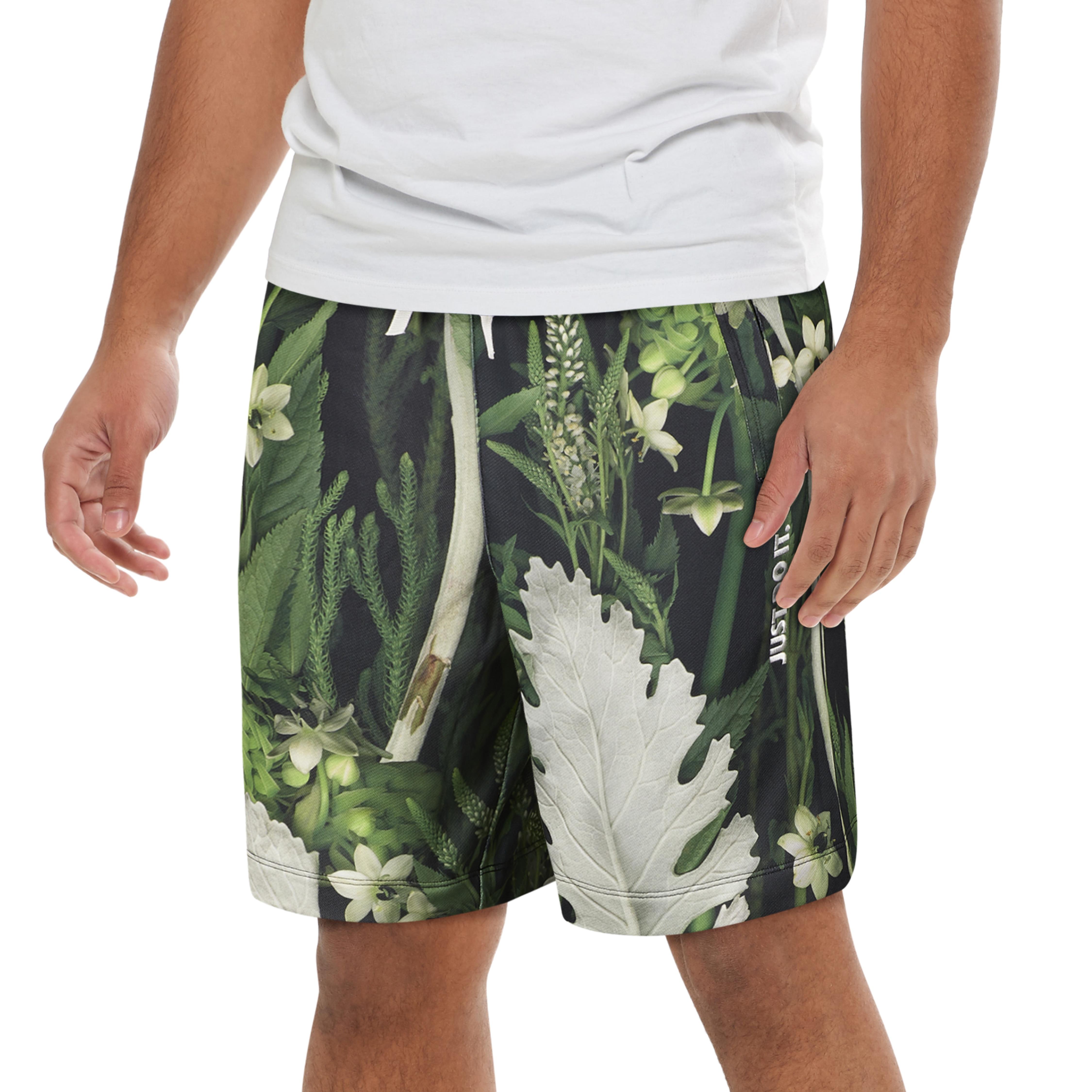 nike jdi alumni floral shorts