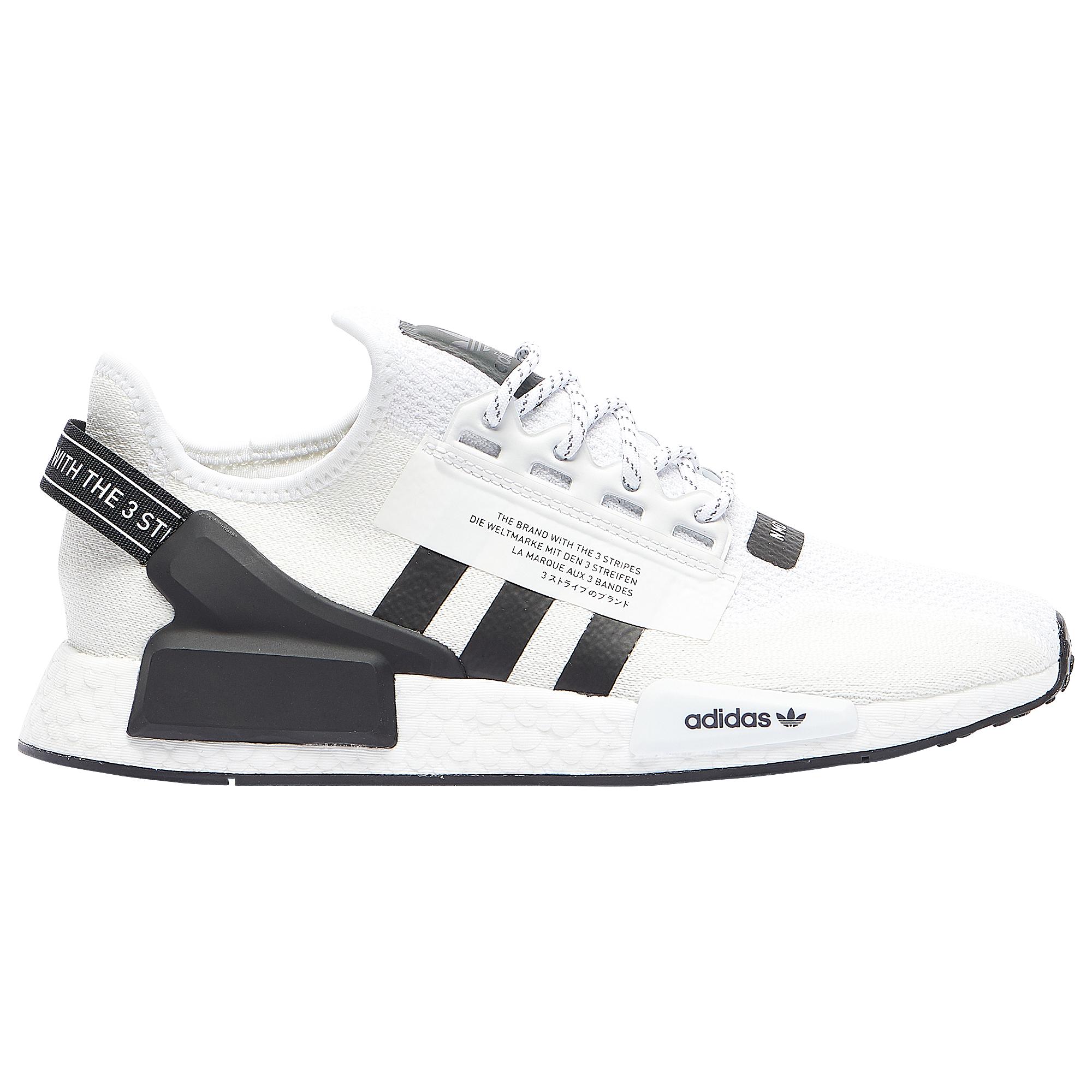 adidas nmd r1 white and black