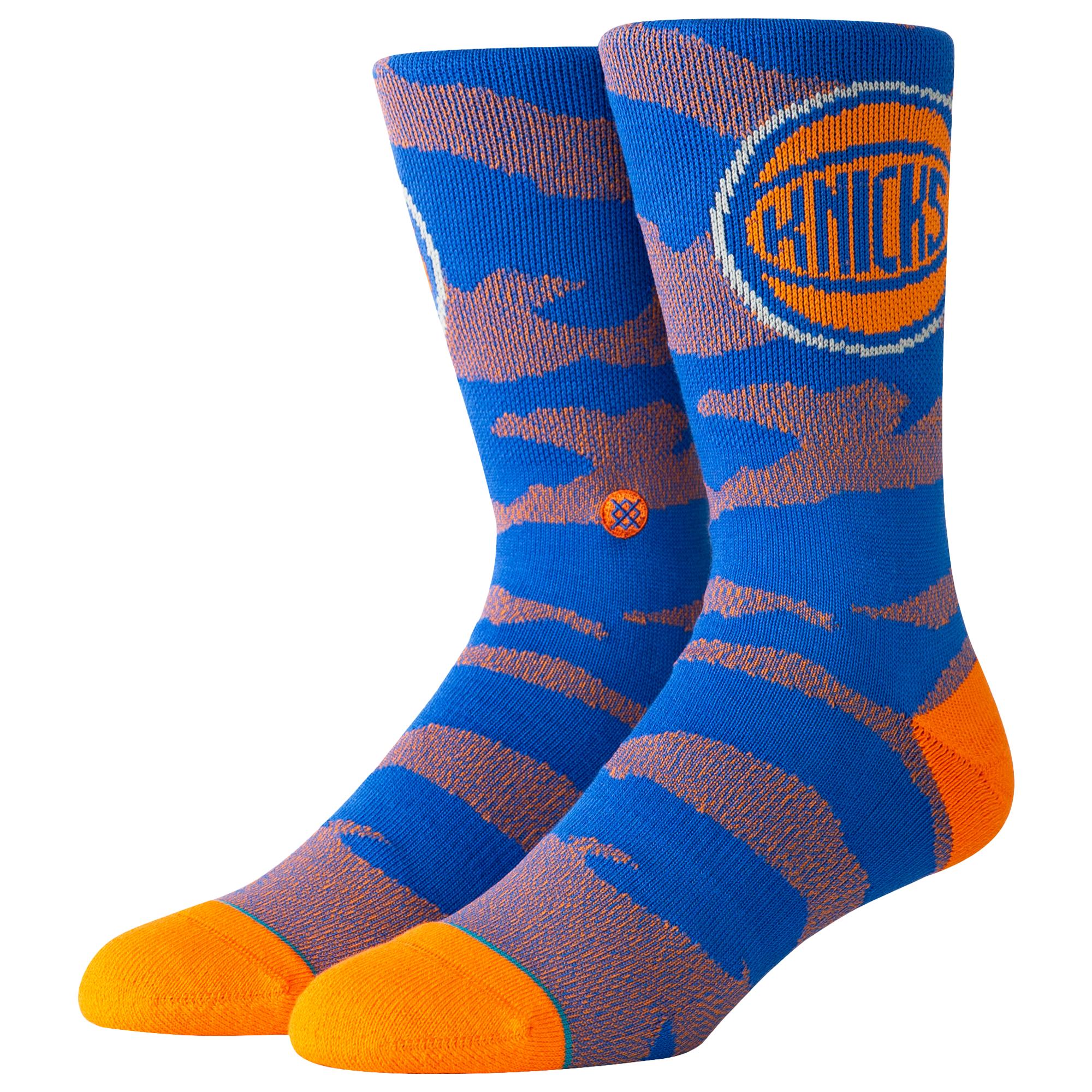 Stance New York Knicks Nba Camo Melange Classic Pique Socks in Orange ...