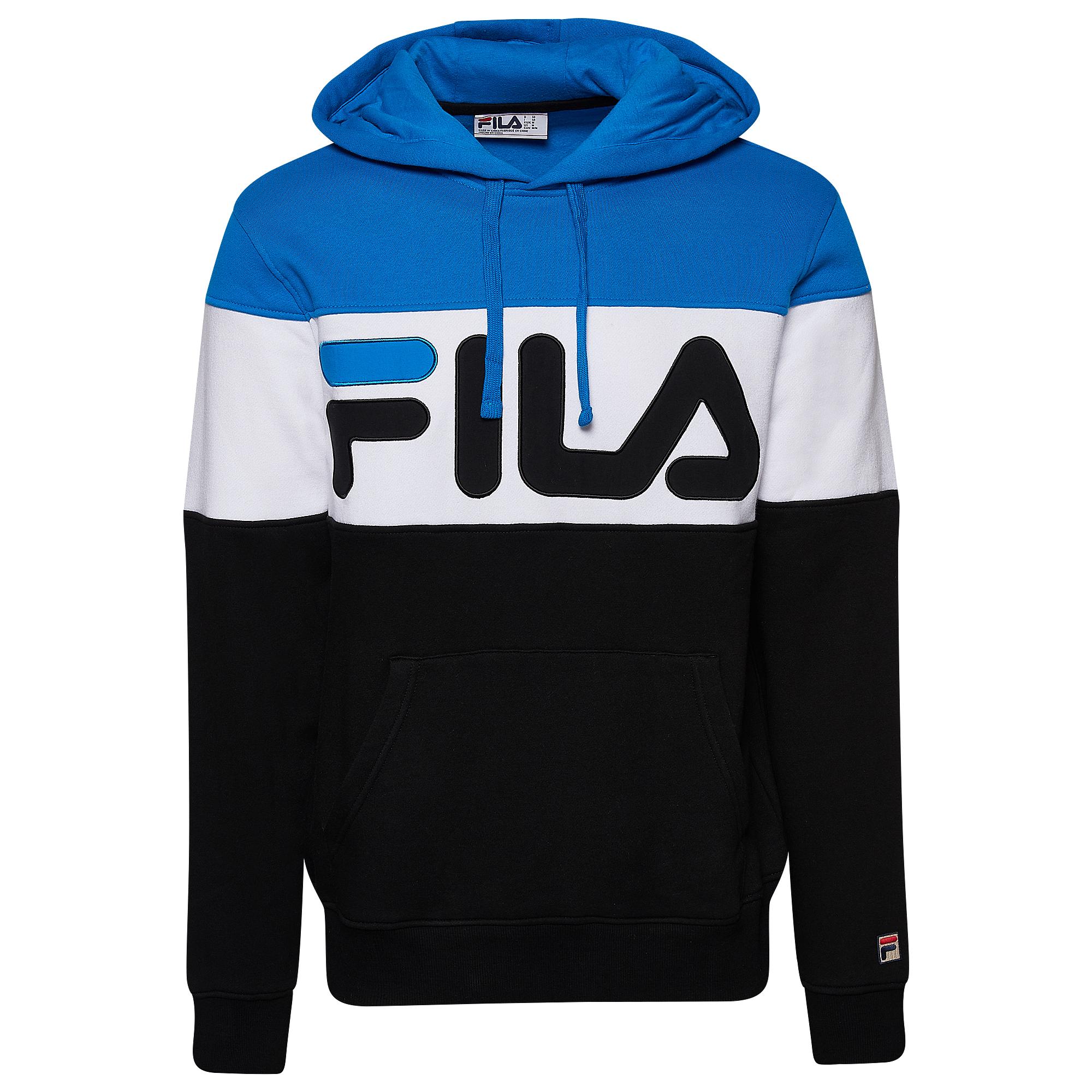 fila blue hoodie