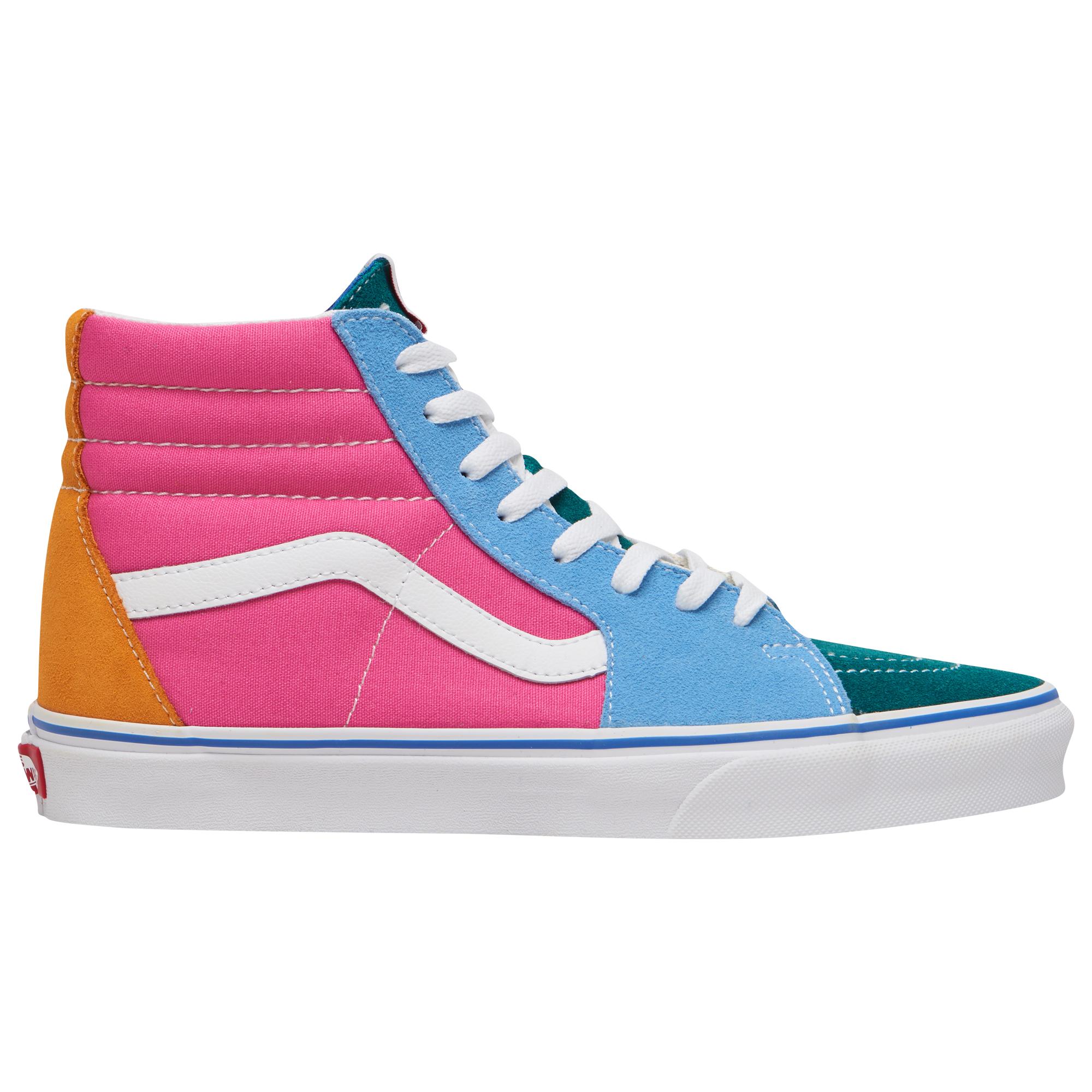colorful sk8 hi vans