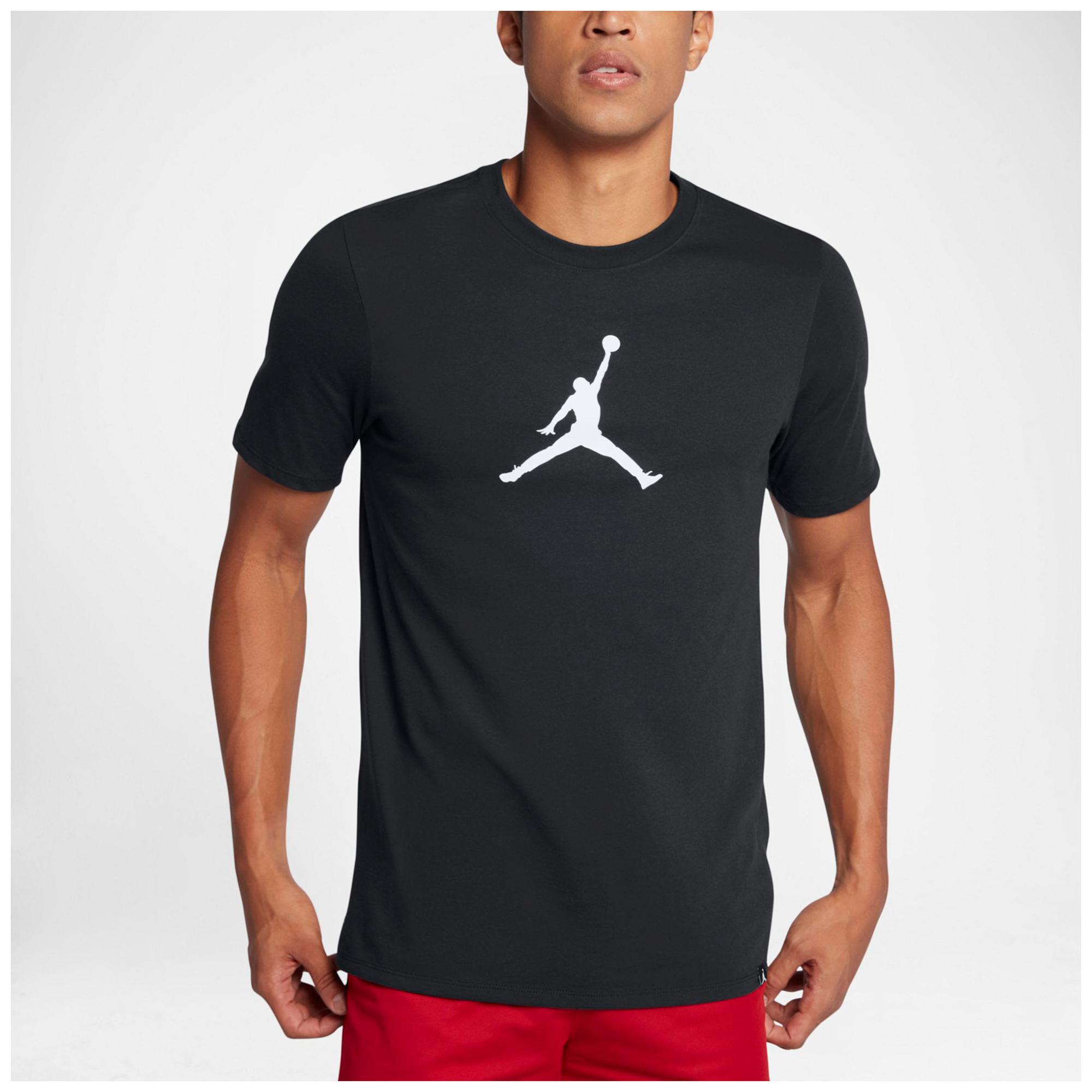 Nike Cotton 23/7 Jumpman T-shirt in Black/White (Black) for Men - Lyst