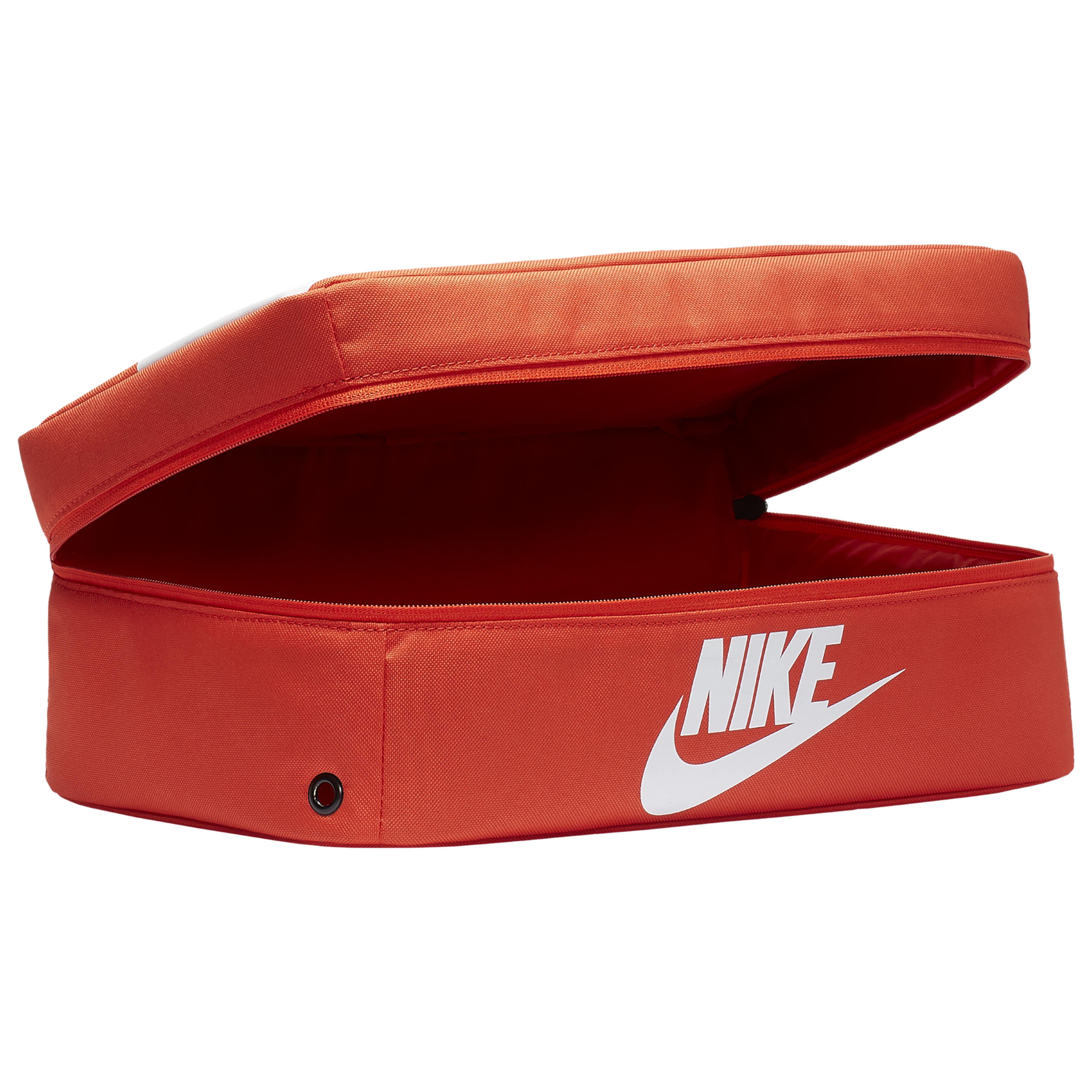 nike orange shoe box bag