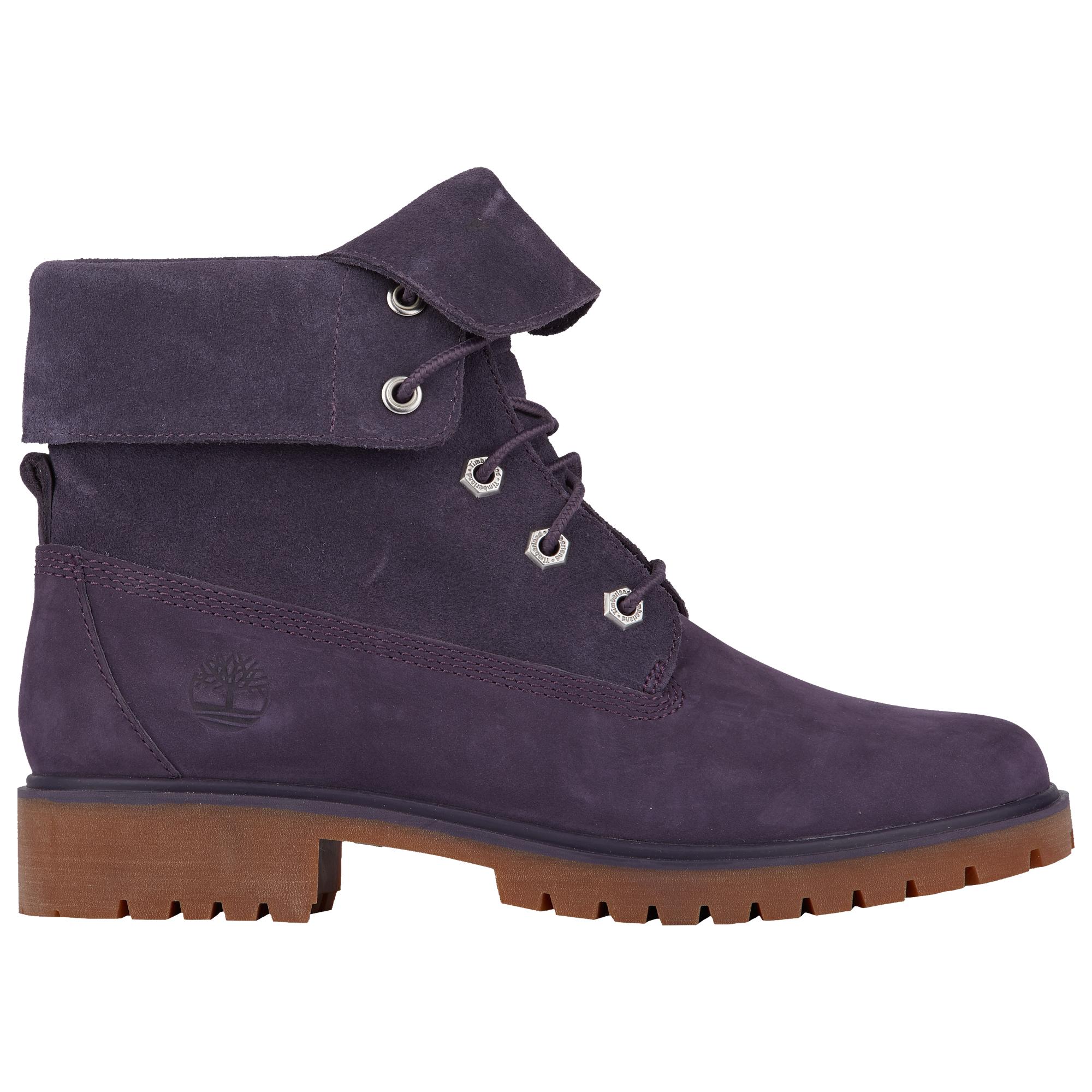 dark purple timberlands