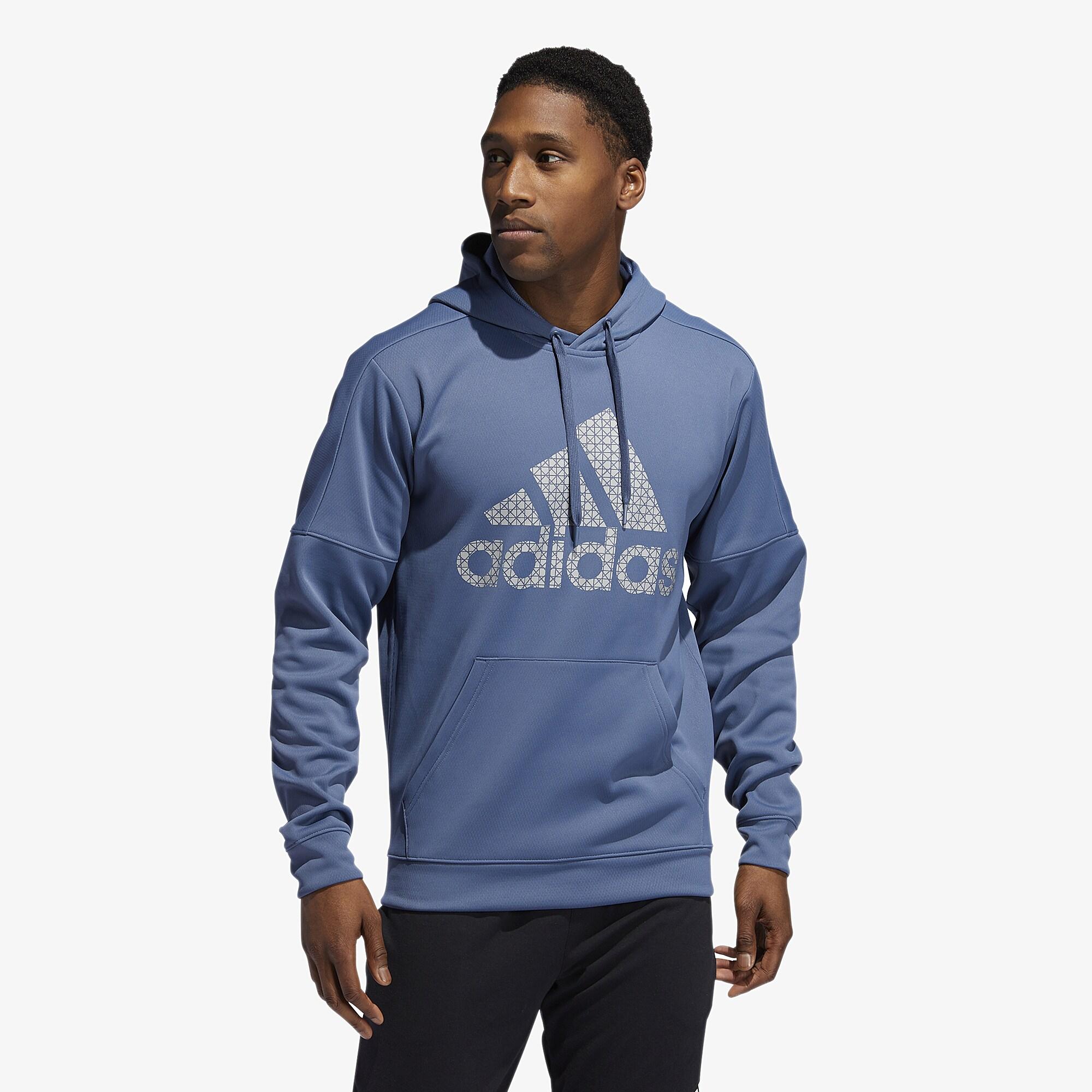 adidas men's team issue pullover hoodie