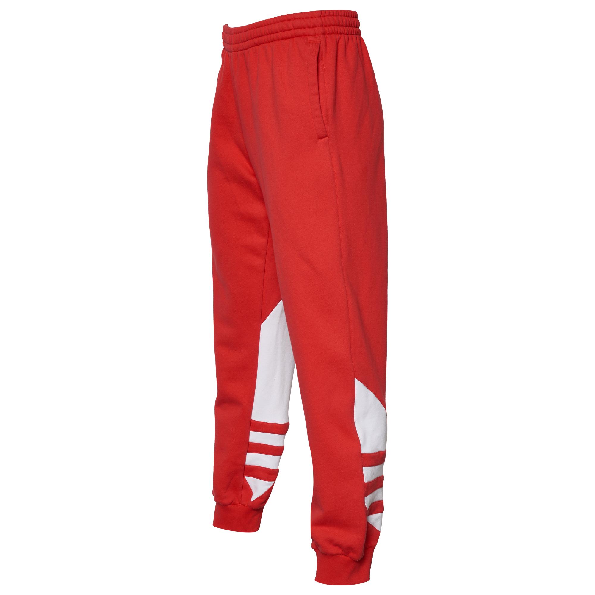 men's red adidas pants