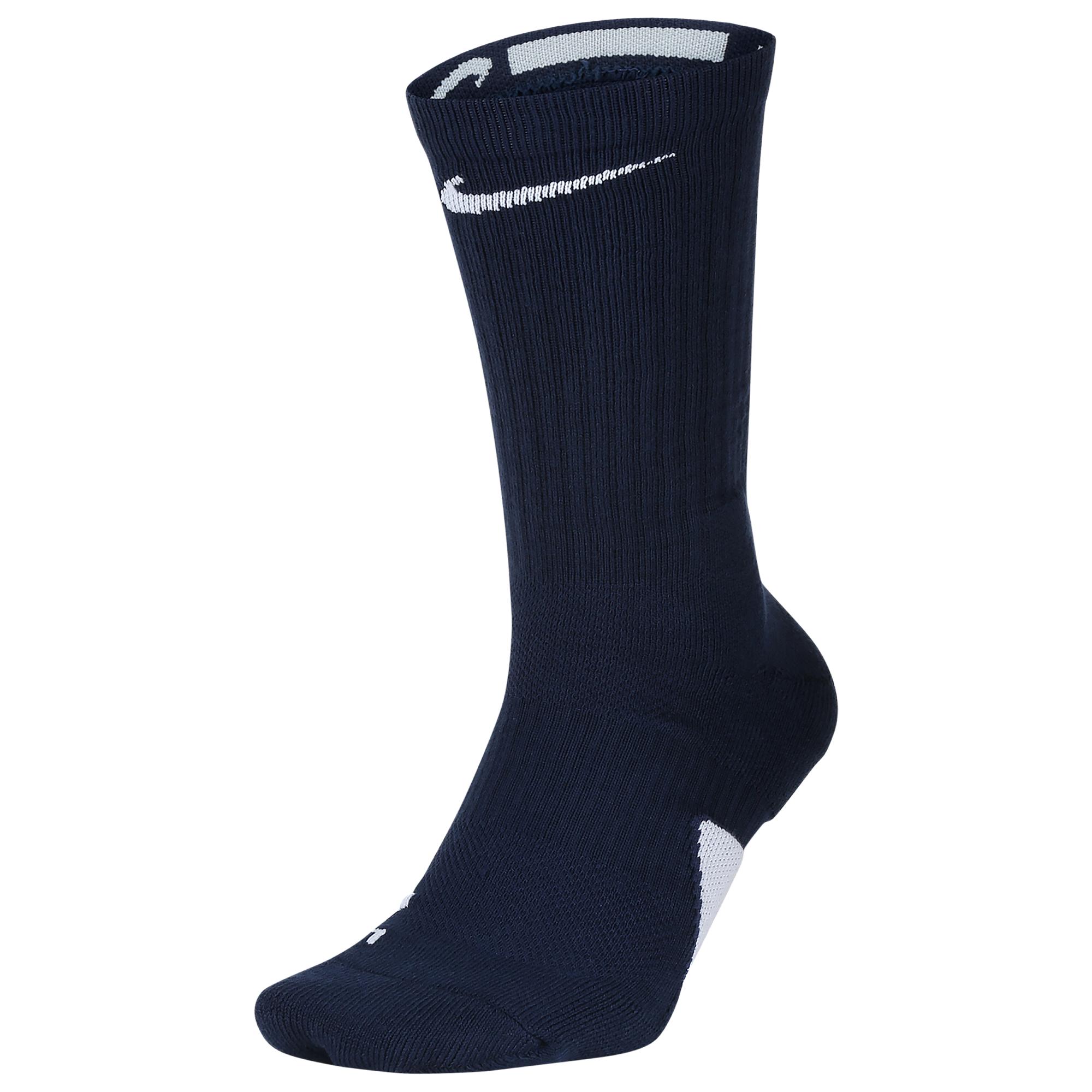 Nike Synthetic Elite Crew Socks in Midnight Navy/White (Blue) - Lyst
