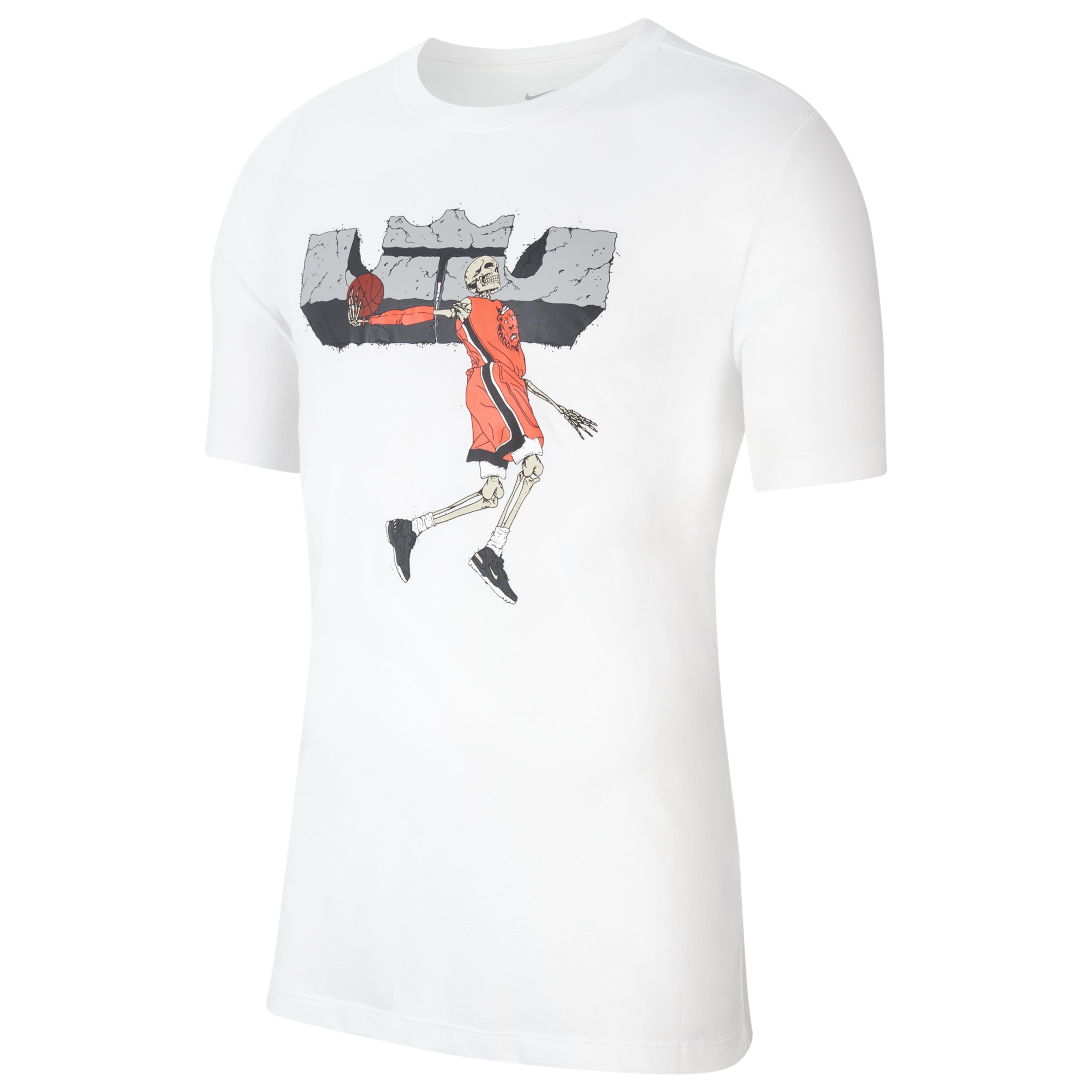 Nike Cotton Lebron Logo T-shirt in White for Men - Lyst