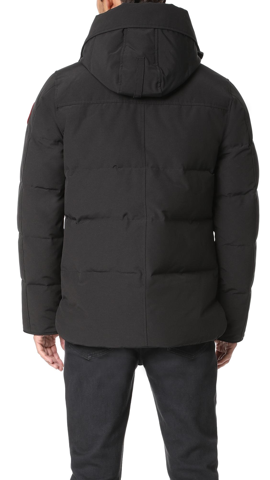 canada goose macmillan black logo