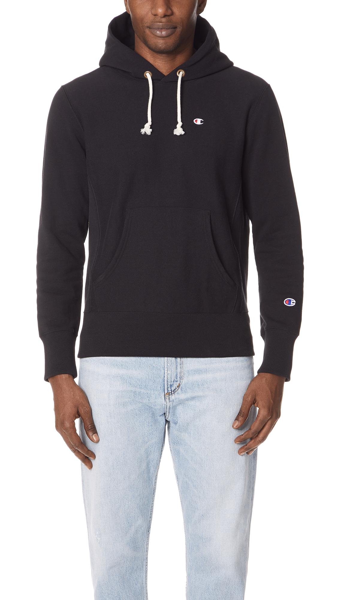 champion reverse weave terry hoodie