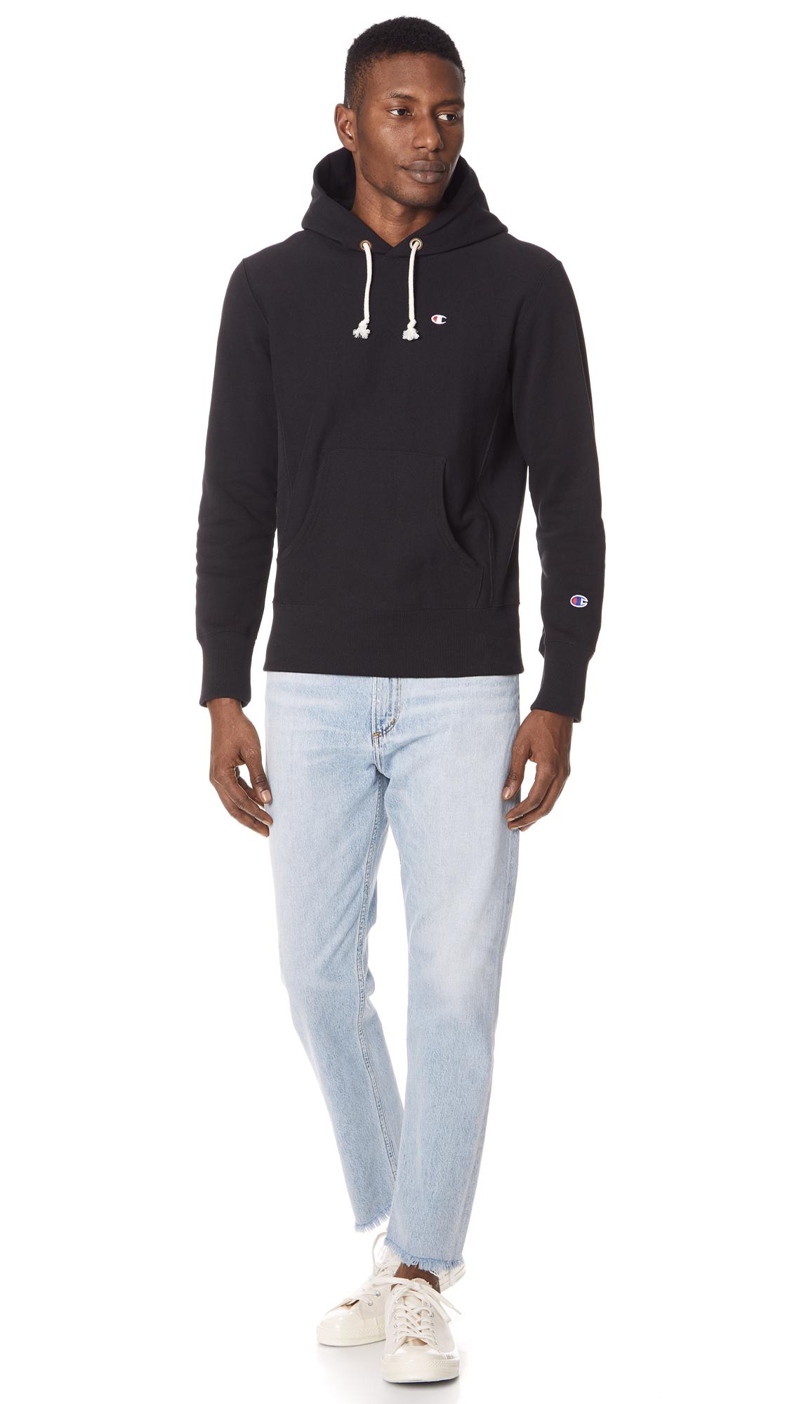 champion reverse weave terry hoodie