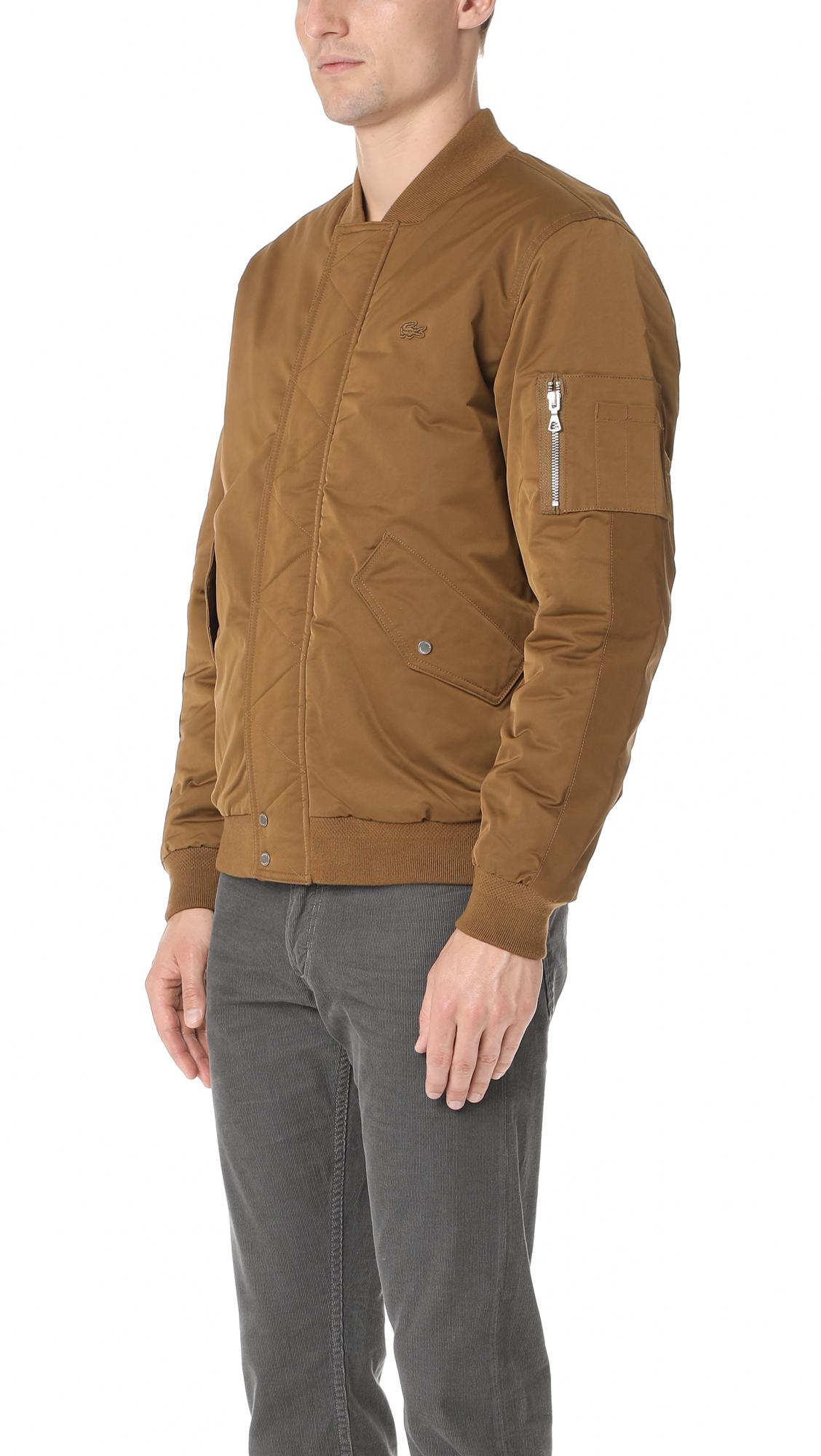 Lacoste Synthetic Padded Bomber Jacket 