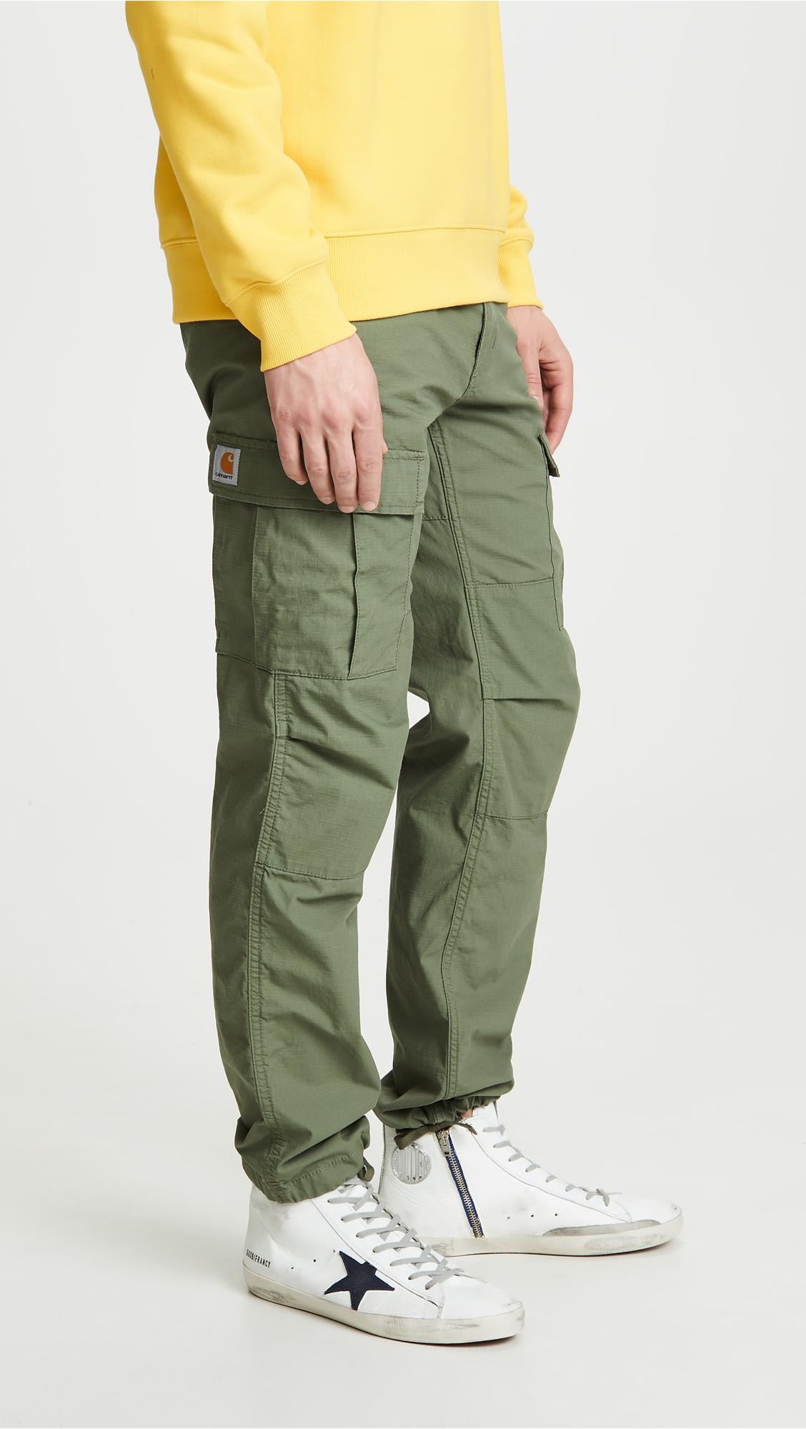 Carhartt WIP Cotton Aviation Cargo Pants in Green for Men - Lyst