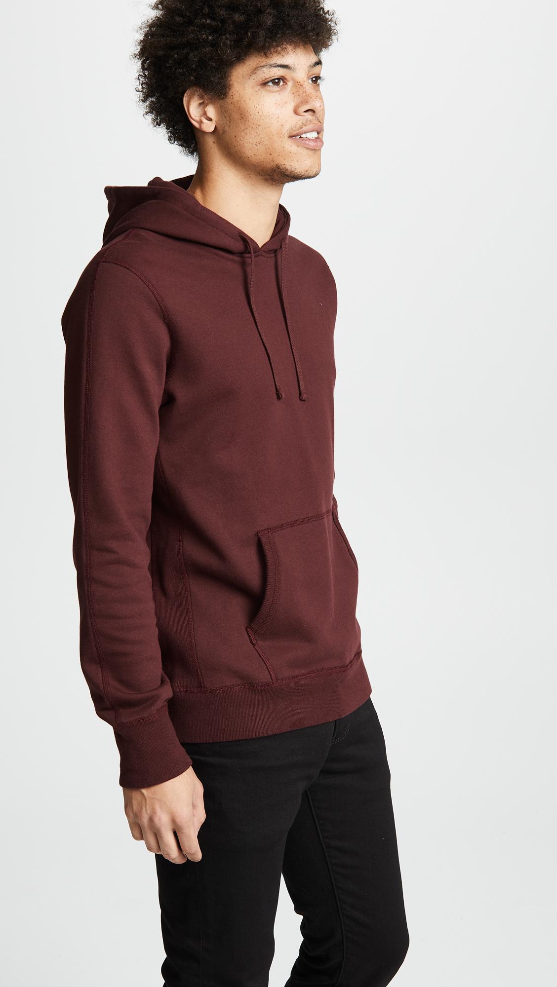 reigning champ crimson hoodie