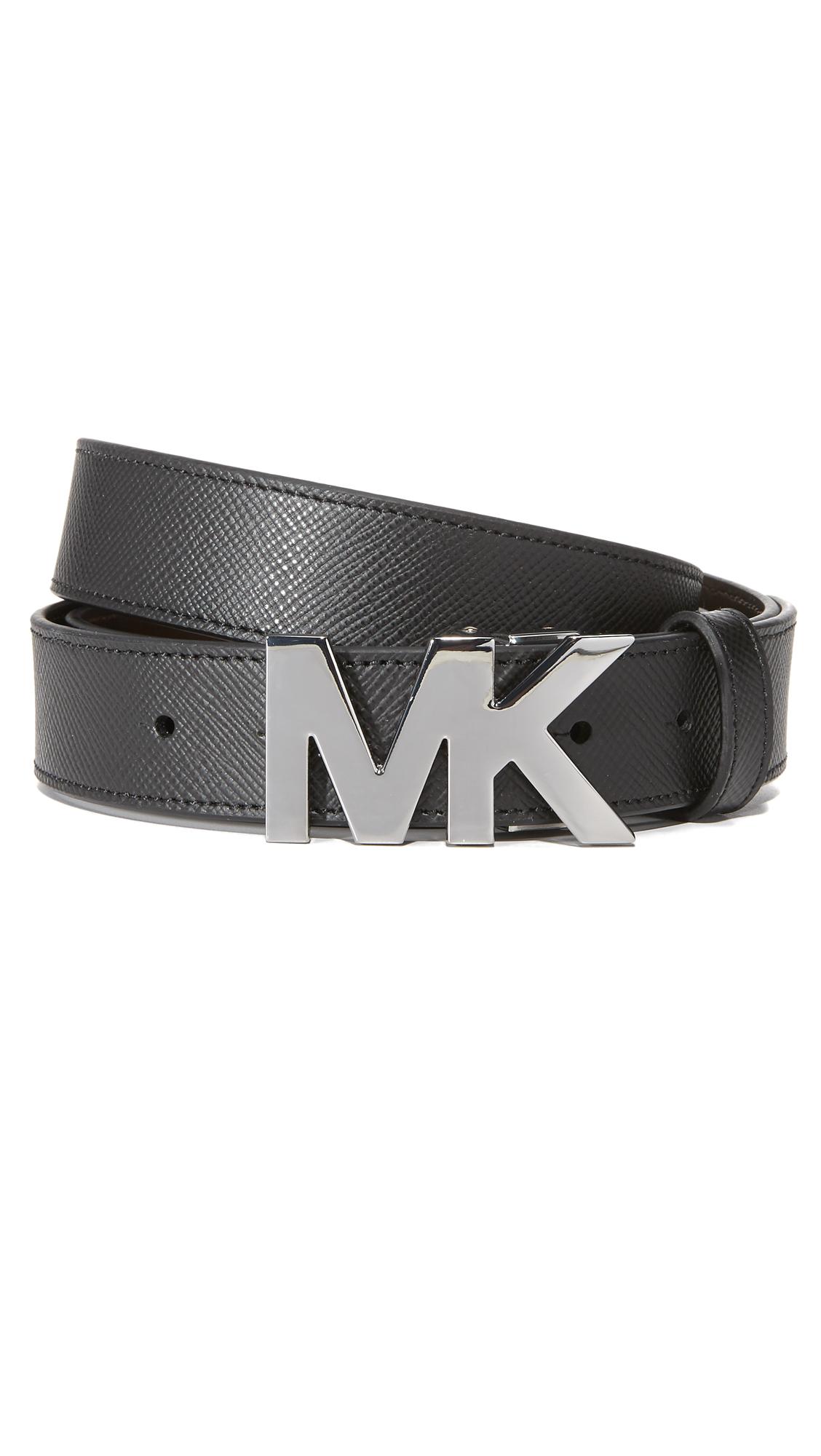 Michael Kors Leather Customizable Belt Set in Black for Men - Lyst