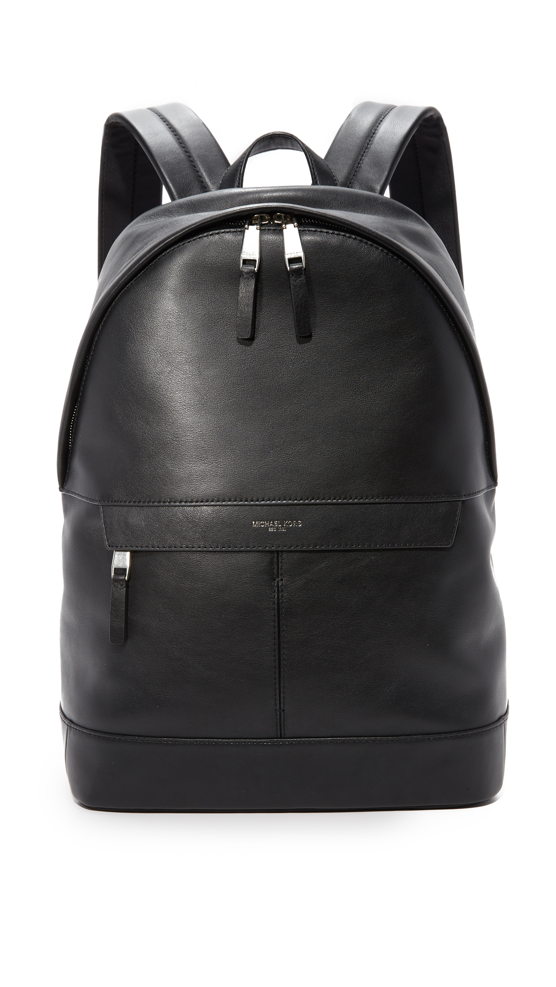 Lyst - Michael Kors Owen Leather Backpack in Black for Men