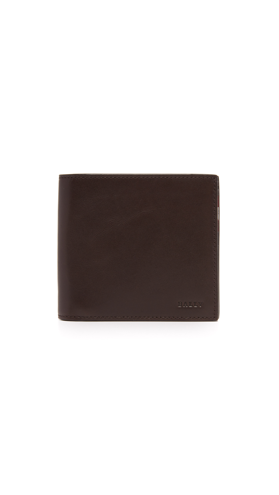 Bally Teep Billfold Wallet in Brown for Men (Chocolate) | Lyst