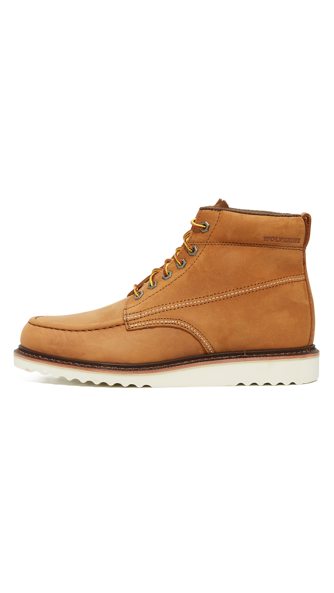 wolverine boots tan