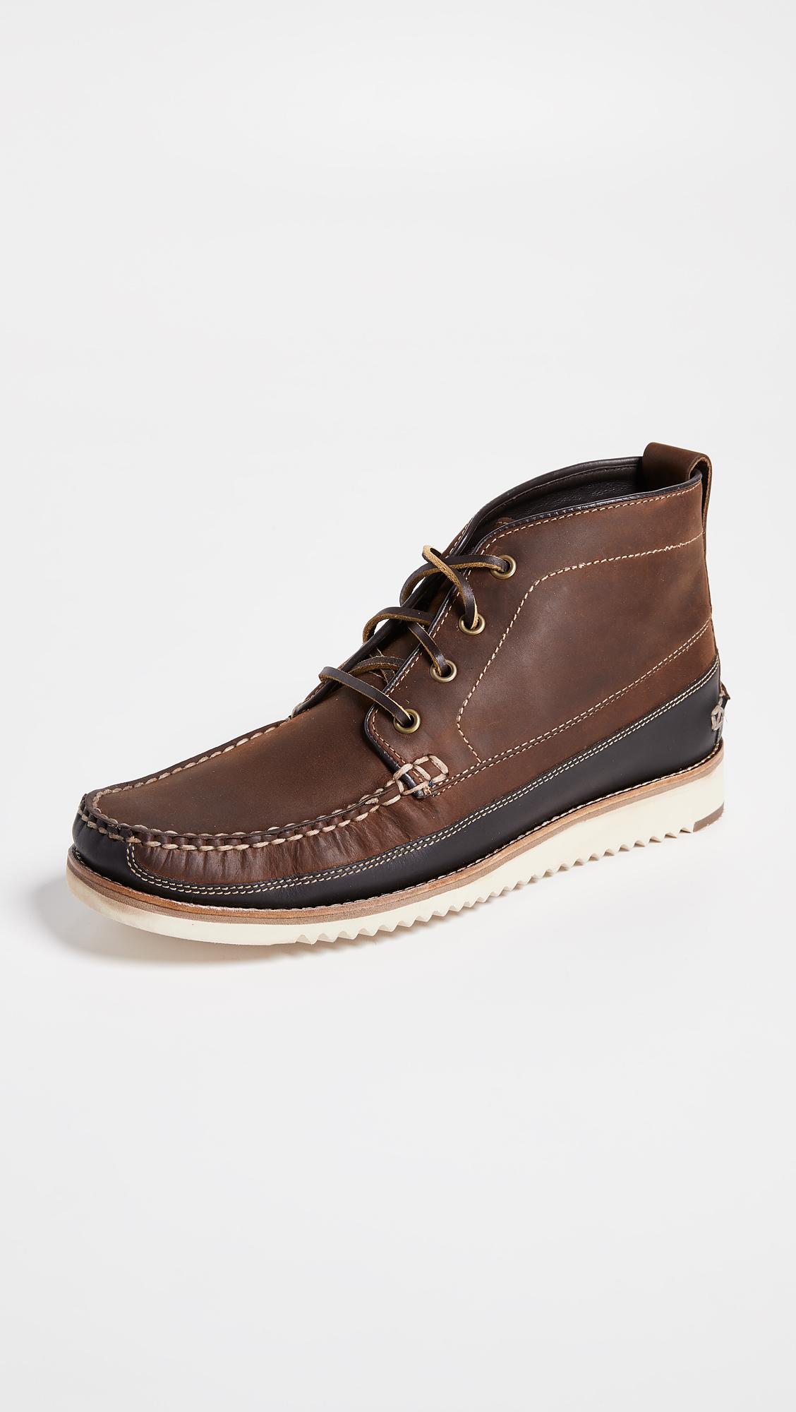 Cole Haan Leather Pinch Rugged Chukka Boots in Tortoise Cole Haan Leather Pinch Rugged Chukka Boots in Tortoise