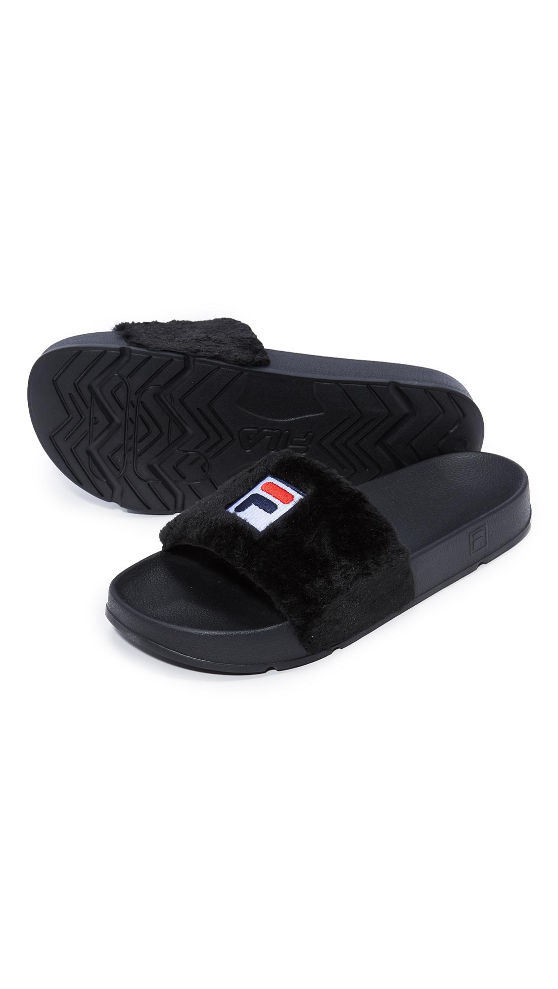 fila slides black