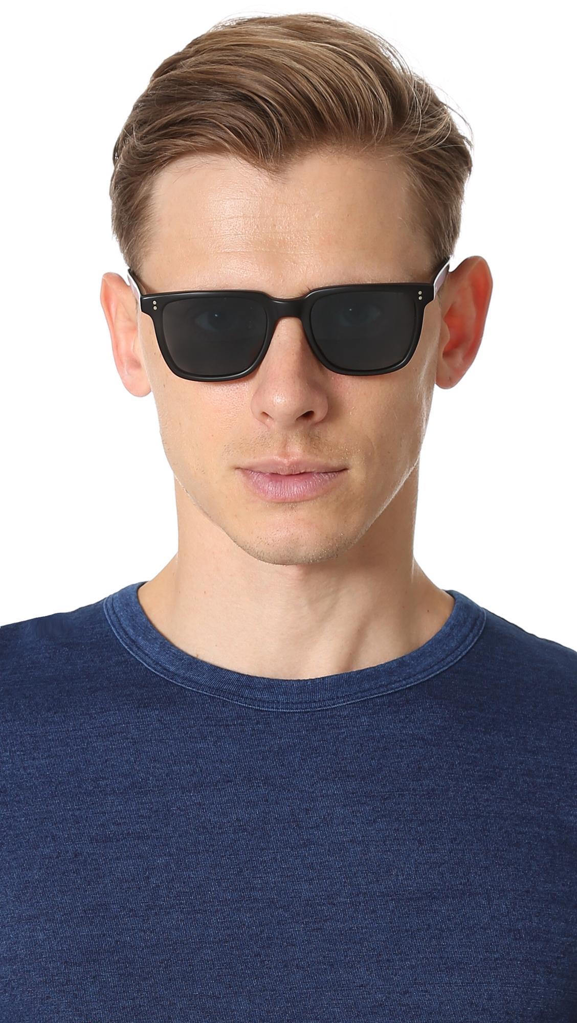 Oliver Peoples Ndg Sunglasses in Blue for Men - Lyst