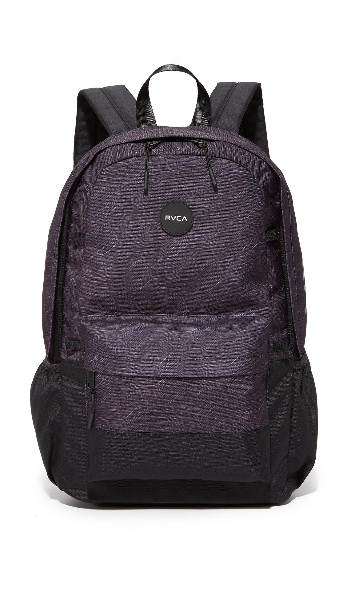RVCA Rubber Frontside Backpack in Dark Grey (Gray) for Men - Lyst