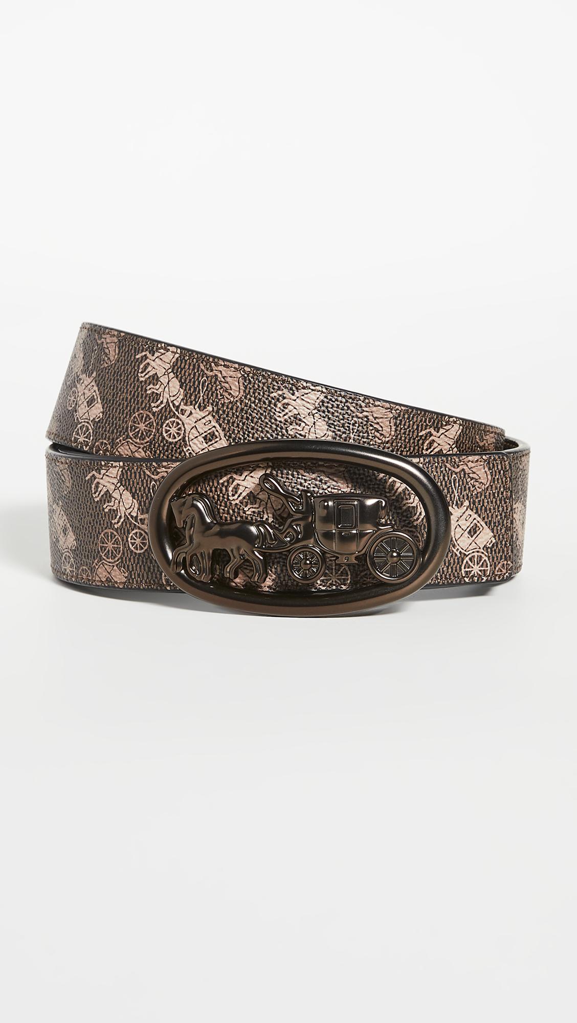 MONIQUE Women Perforated Oval Rhinestone Cross Flower Engraved 1.5 Belt Buckle