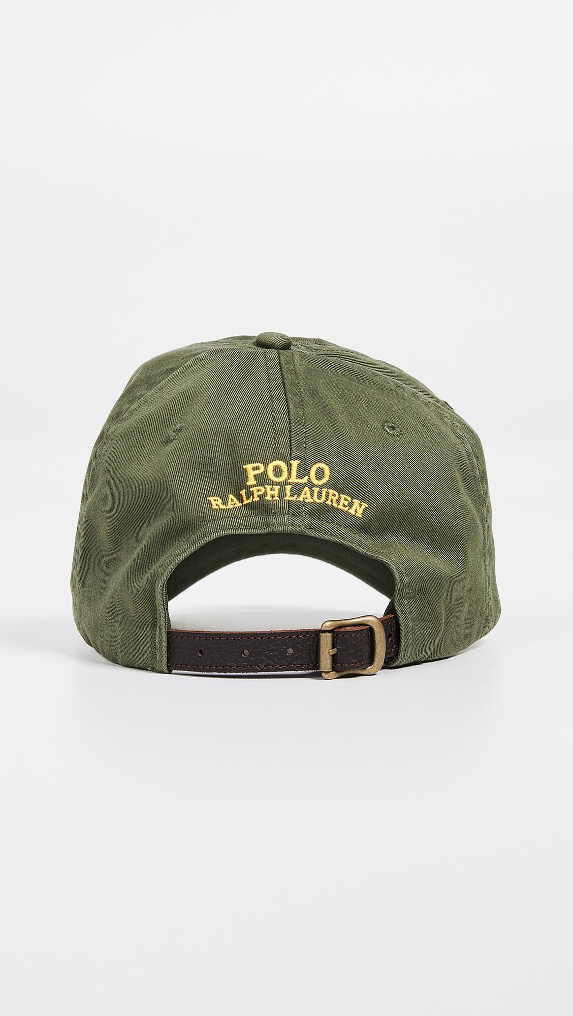 olive polo hat